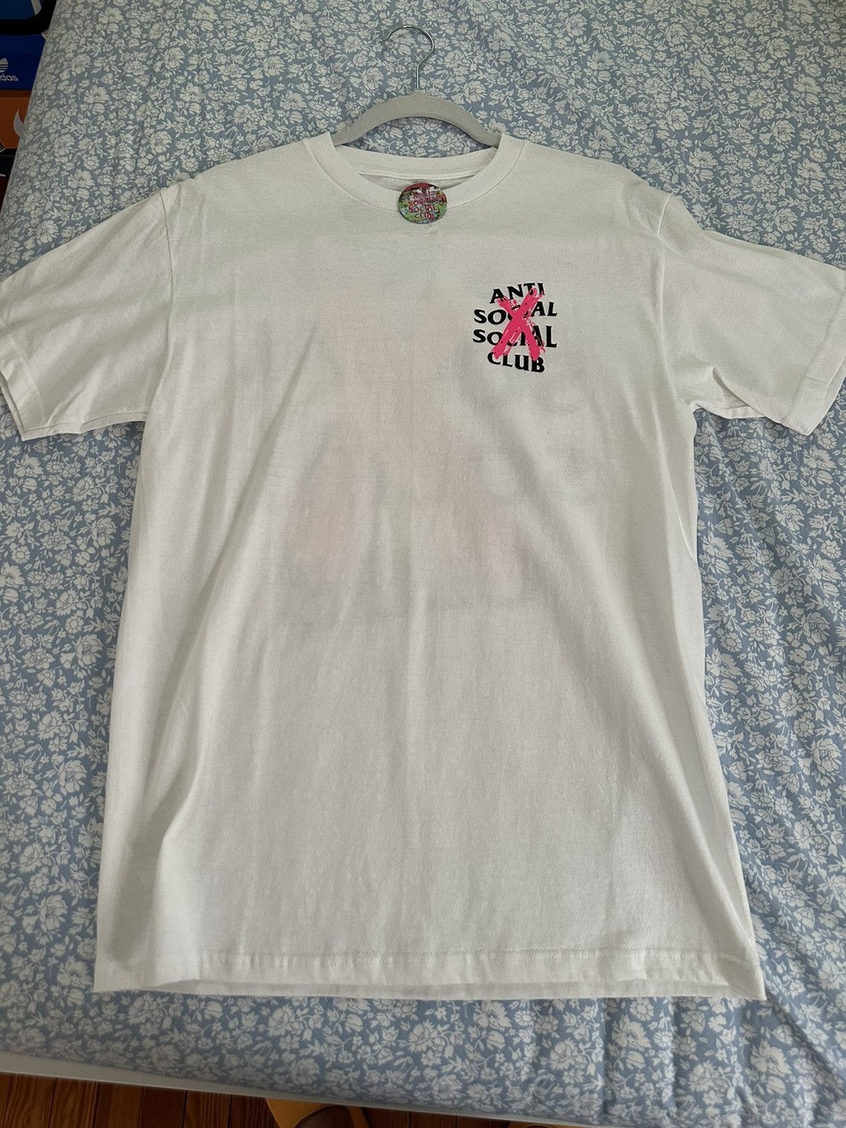 image of Anti Social Social Club Cancelled T-Shirt in White, Men's (Size Medium)