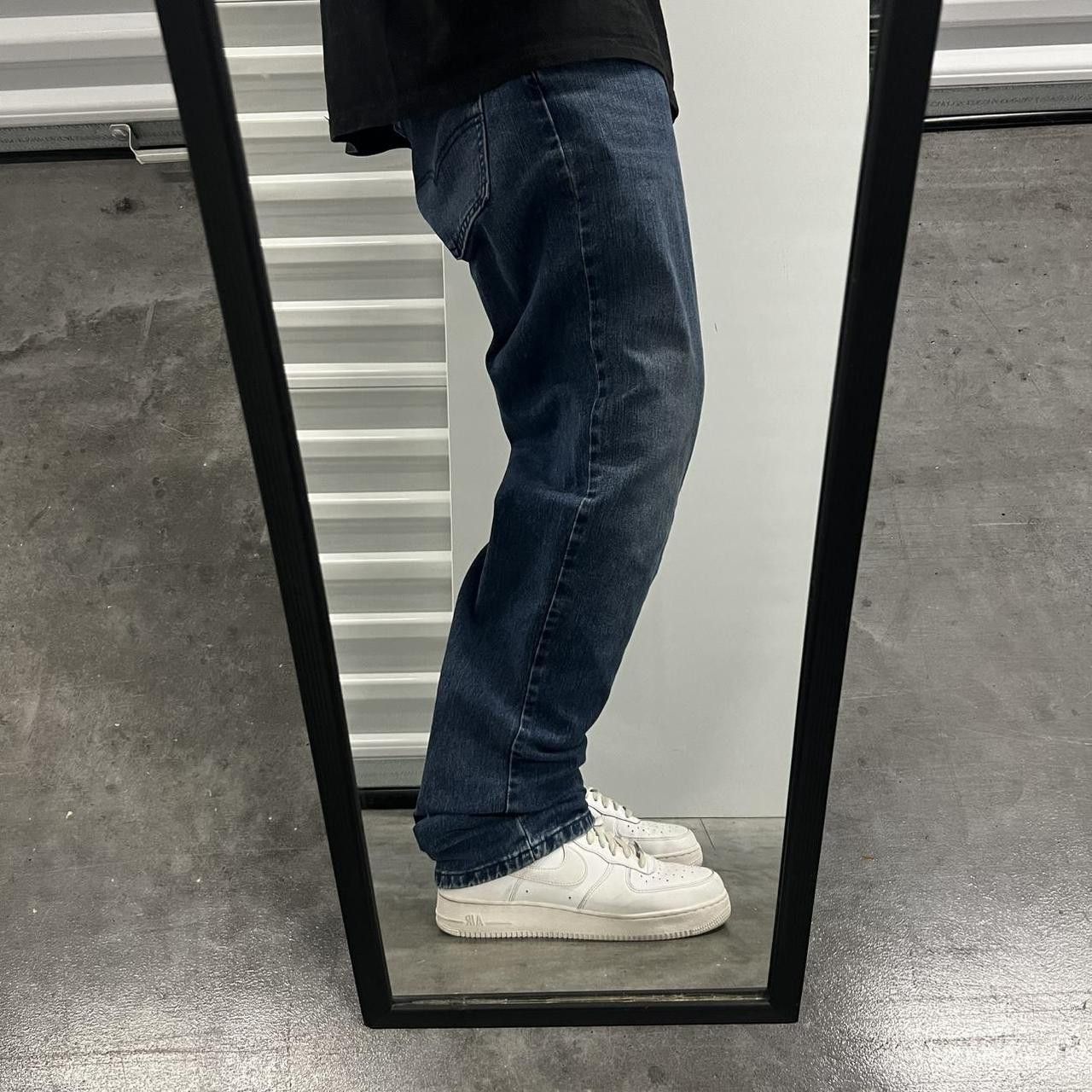 Levi's × Vintage Vintage Y2K Tall Levis Dark wash Relaxed Denim Jeans ! Size US 36 / EU 52 - 2 Thumbnail