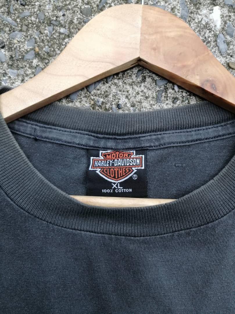 Harley Davidson × Vintage Vintage Harley Davidson Motorcycles Eagle Tee Size US XL / EU 56 / 4 - 4 Thumbnail