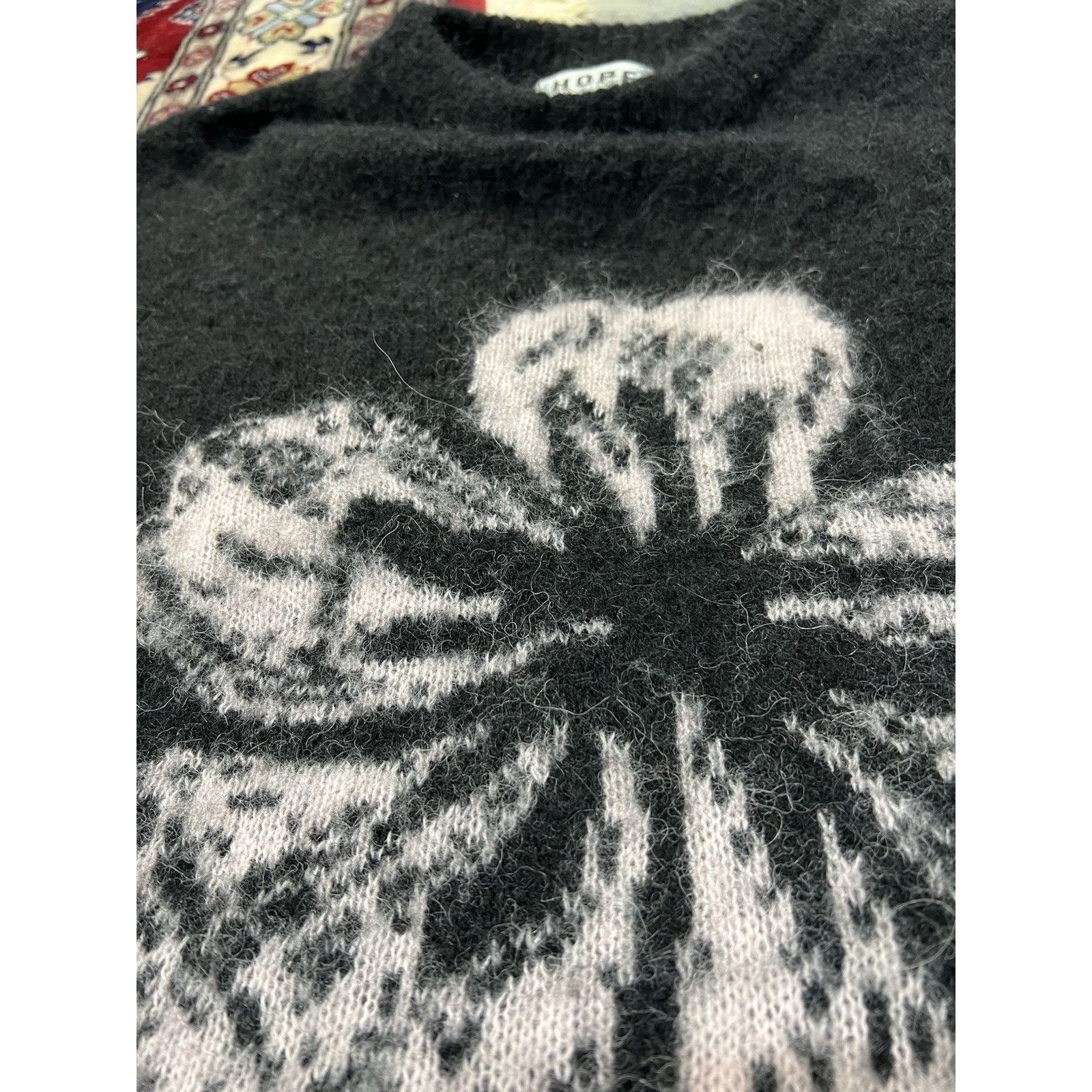 Hope HOPE Stockholm Flower Mohair Sweater Men's 50 Blend $385 Size US XL / EU 56 / 4 - 5 Thumbnail