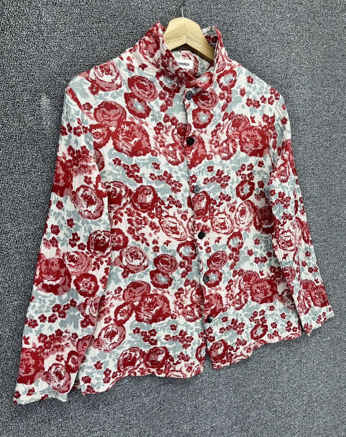 Flannel Vintage Issey Miyake Plantation Flowers Button Up Flannel Size M / US 6-8 / IT 42-44 - 2 Thumbnail