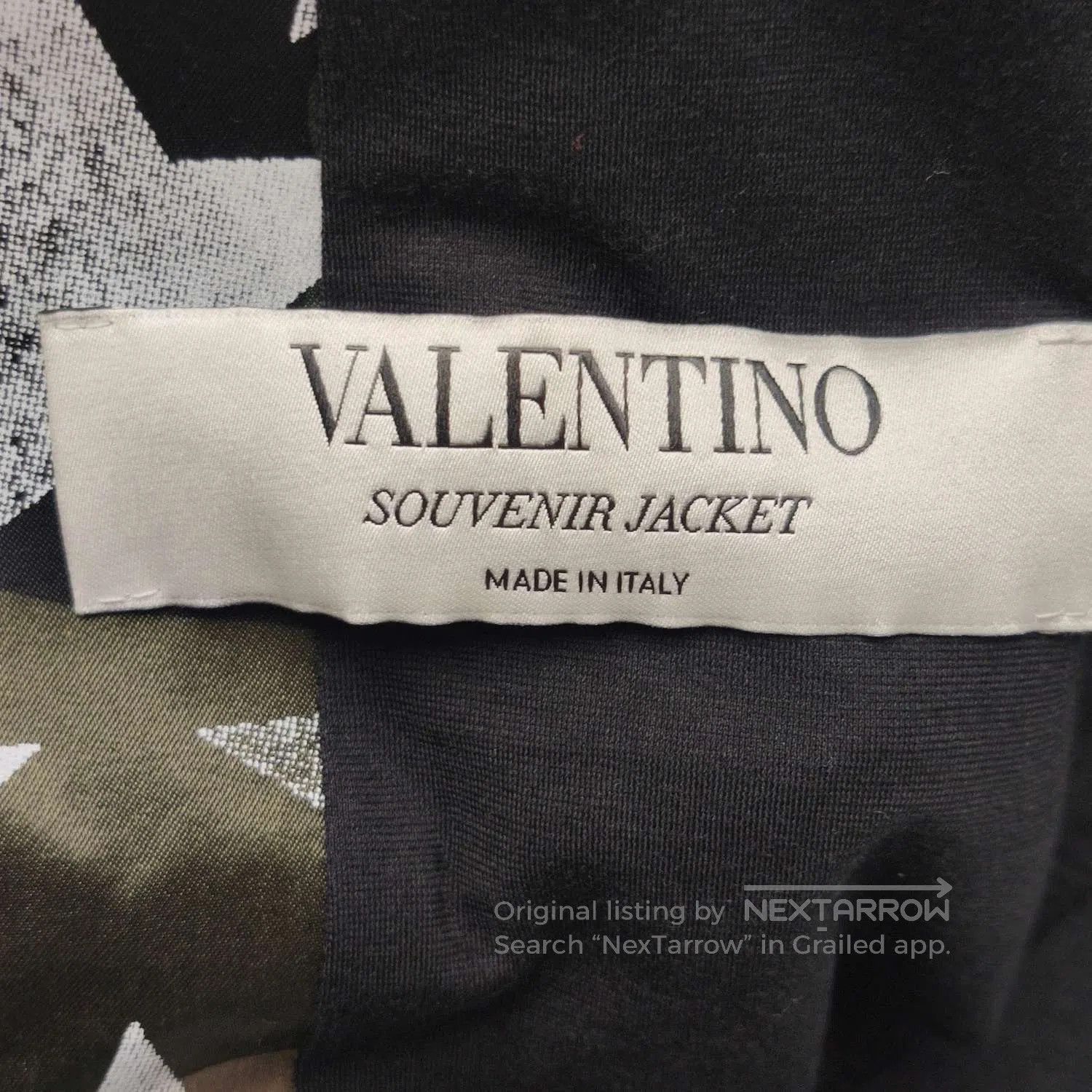 Valentino Camo Star Print Bomber Jacket.