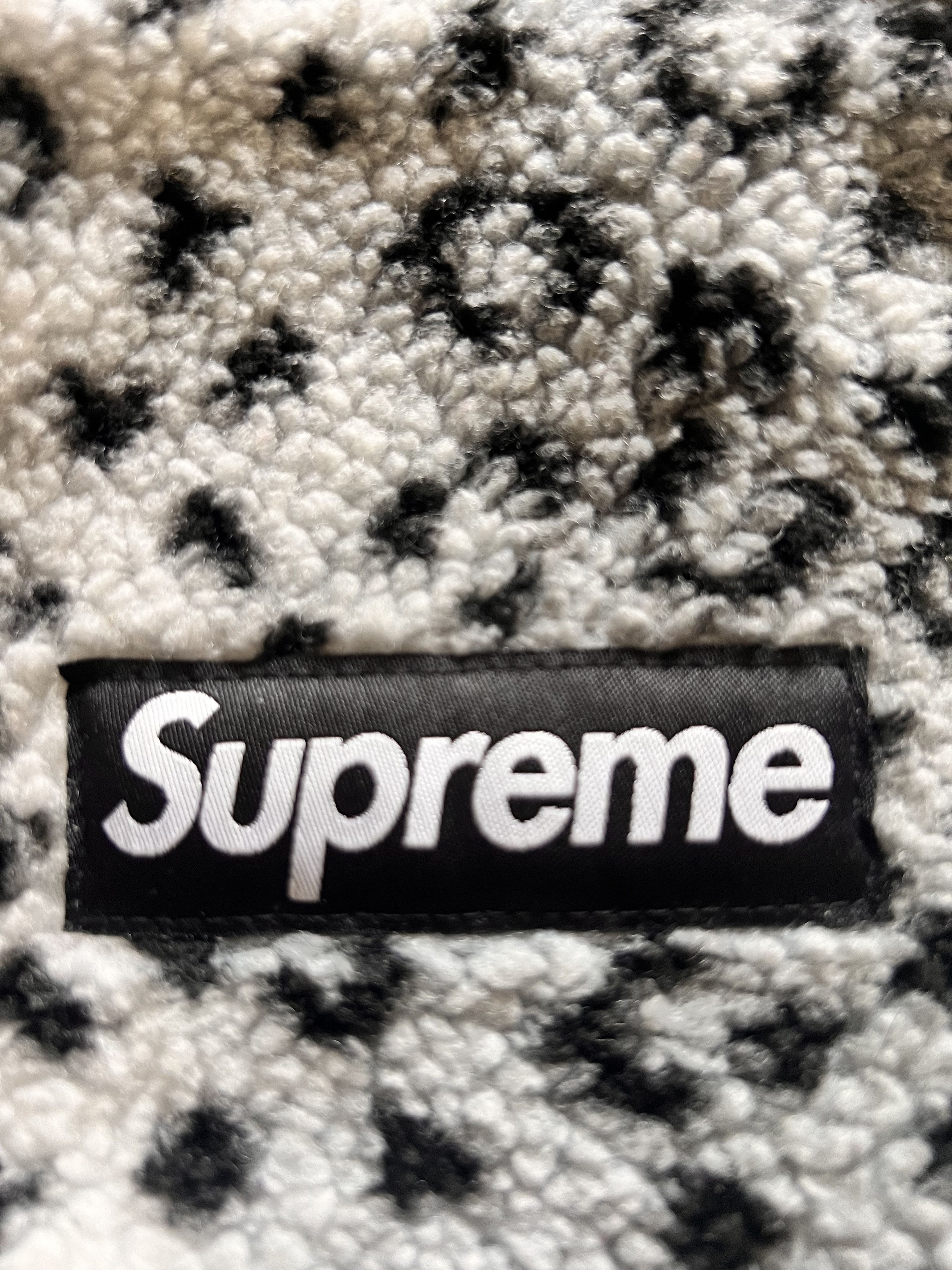 Supreme Supreme FW17 Snow Leopard Fleece Backpack Size ONE SIZE - 2 Thumbnail