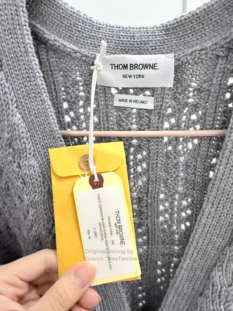 Thom Browne Thom Browne Striped woolen knitted sweater Size US S / EU 44-46 / 1 - 2 Thumbnail