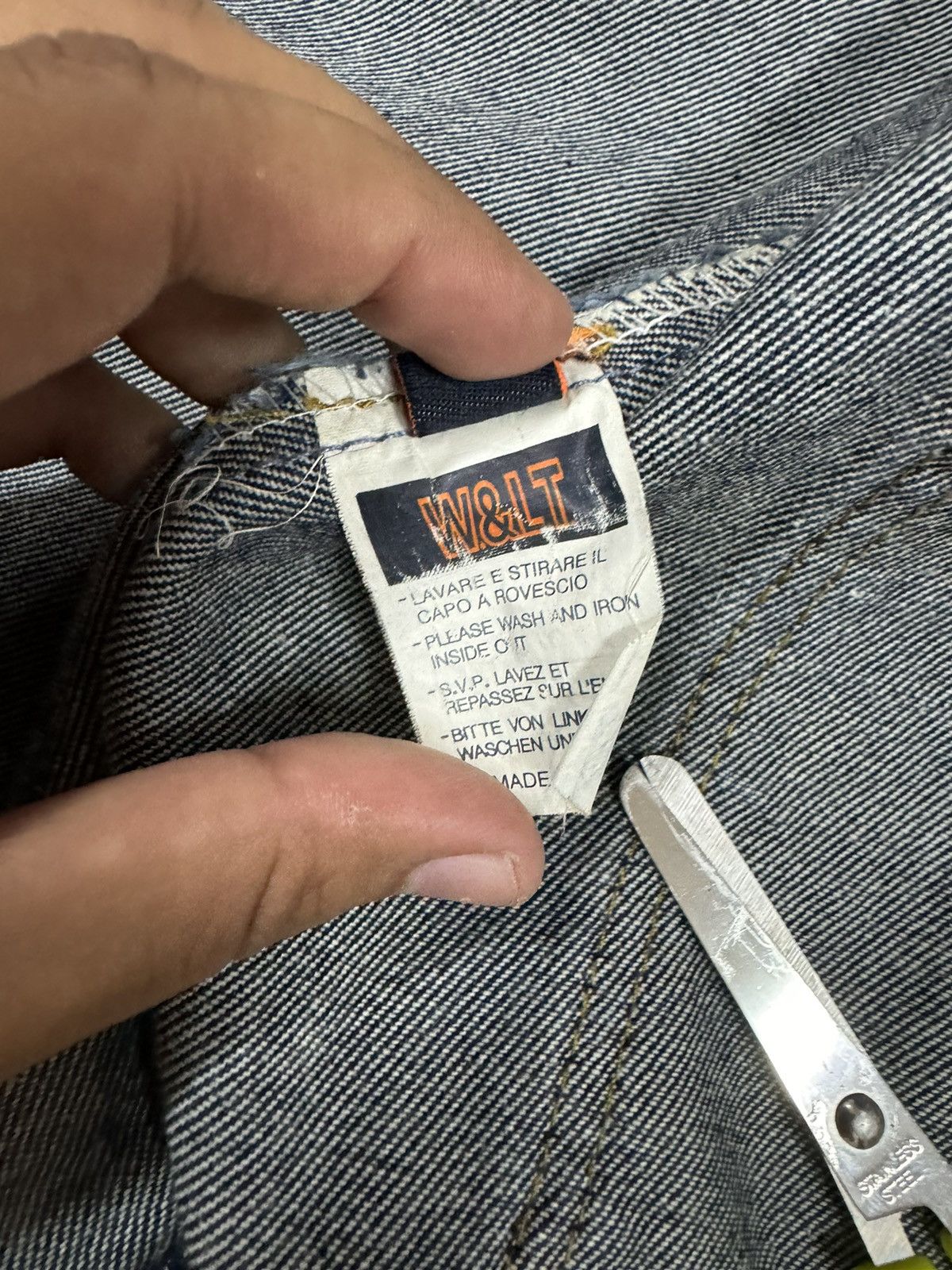 W&LT Vtg🔥Walter Van Beirendonck Wild And Trash Denim Jacket Size US S / EU 44-46 / 1 - 21 Thumbnail