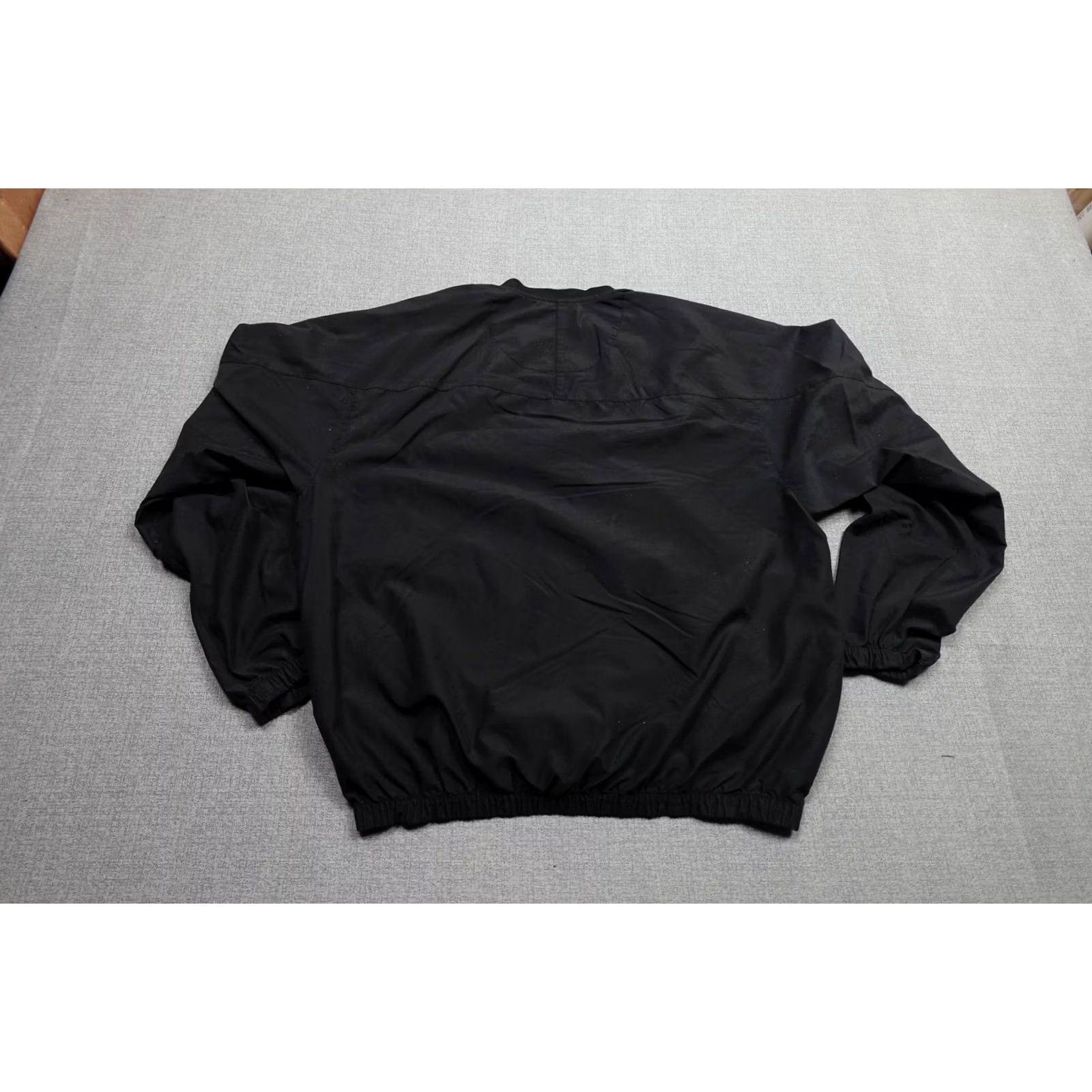 Footjoy FootJoy Golf Jacket Mens Large Black V-Neck Pullover Windbreaker Lightweight Size US L / EU 52-54 / 3 - 5 Thumbnail