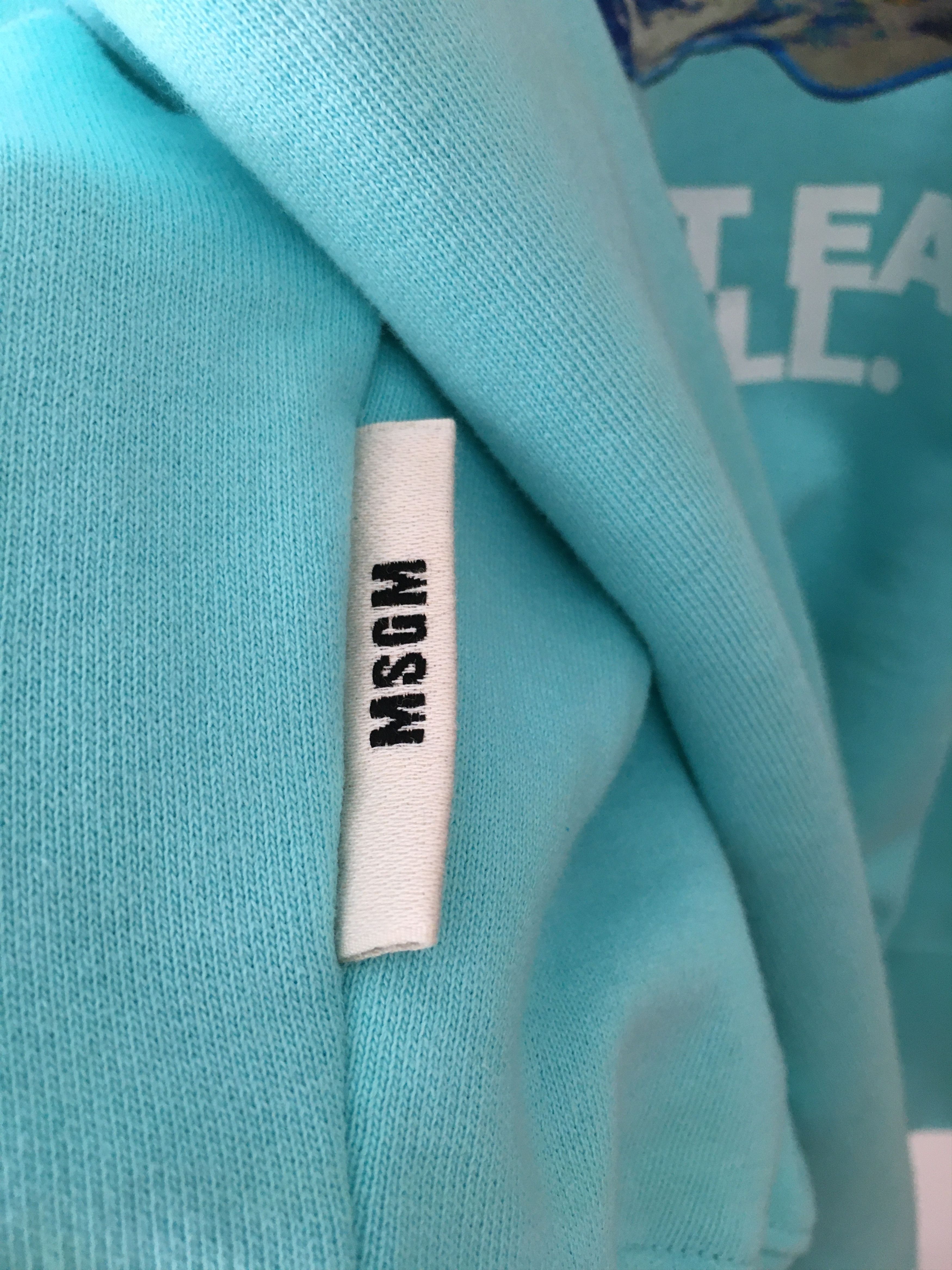 MSGM Fantastic Green Crewneck Sweatshirt Size US M / EU 48-50 / 2 - 6 Thumbnail