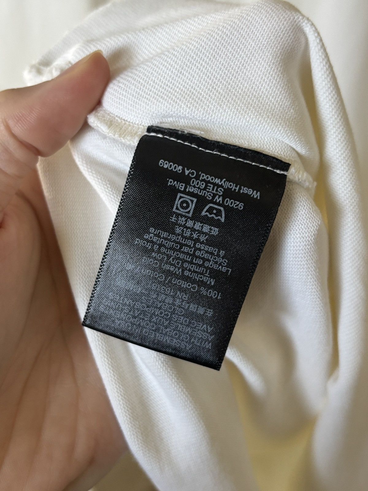 Rhude LONG SLEEVE TEE - BIKER CROSS LOGO Size US XXL / EU 58 / 5 - 8 Thumbnail