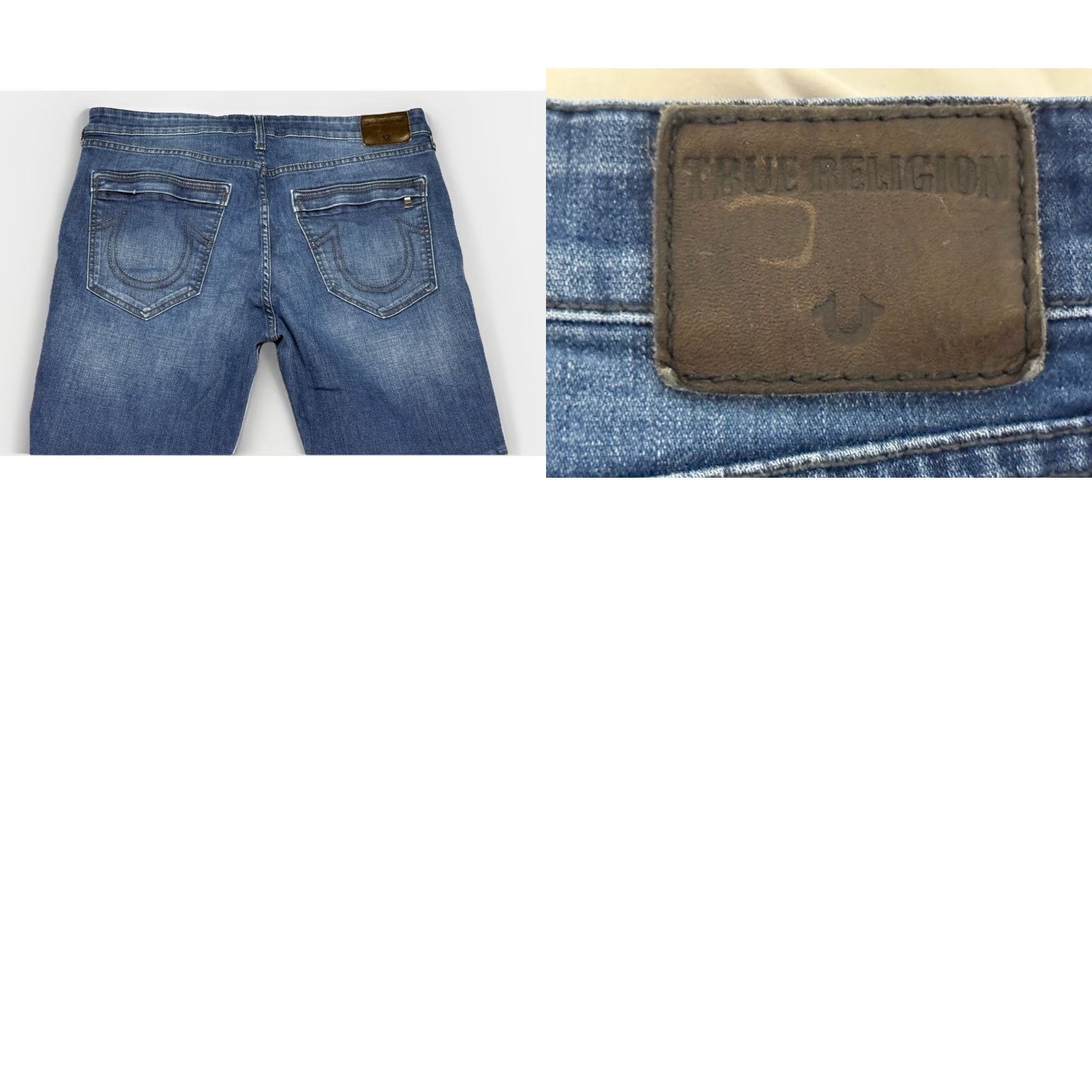 True Religion True Religion Blue Denim Mick Skinny Jeans Mens Regular Zipper 36 Blue Denim 5-Pocket Style 80s 90s Hipster City Jeans Mens Size US 36 / EU 52 - 8 Thumbnail
