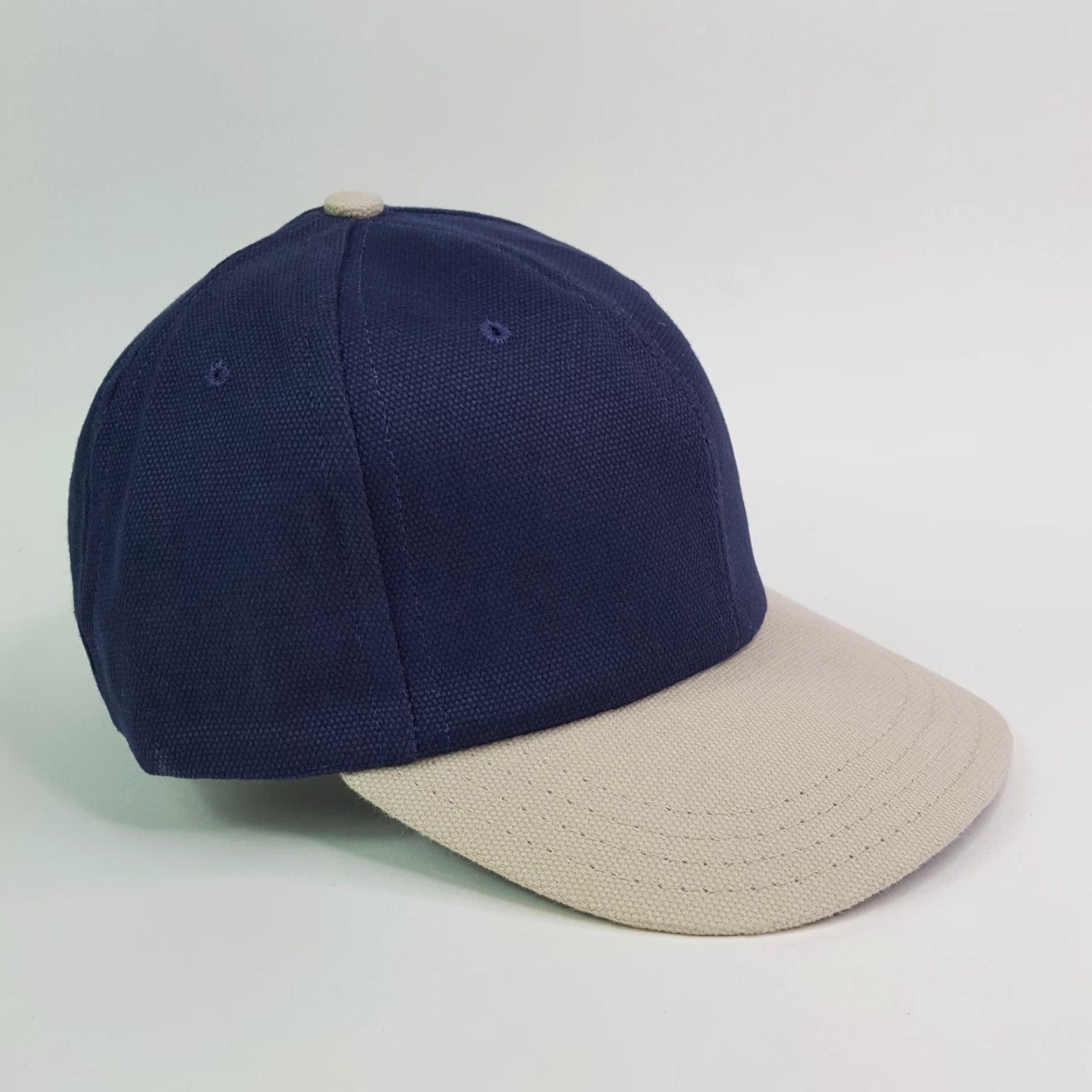 Vintage VINTAGE Town Talk Hat Baseball Cap Navy Blue USA Adjustable Knit Cotton Blend Embroidered Breathable Lightweight Solid 90s Sports Casual Mens Size ONE SIZE - 3 Thumbnail