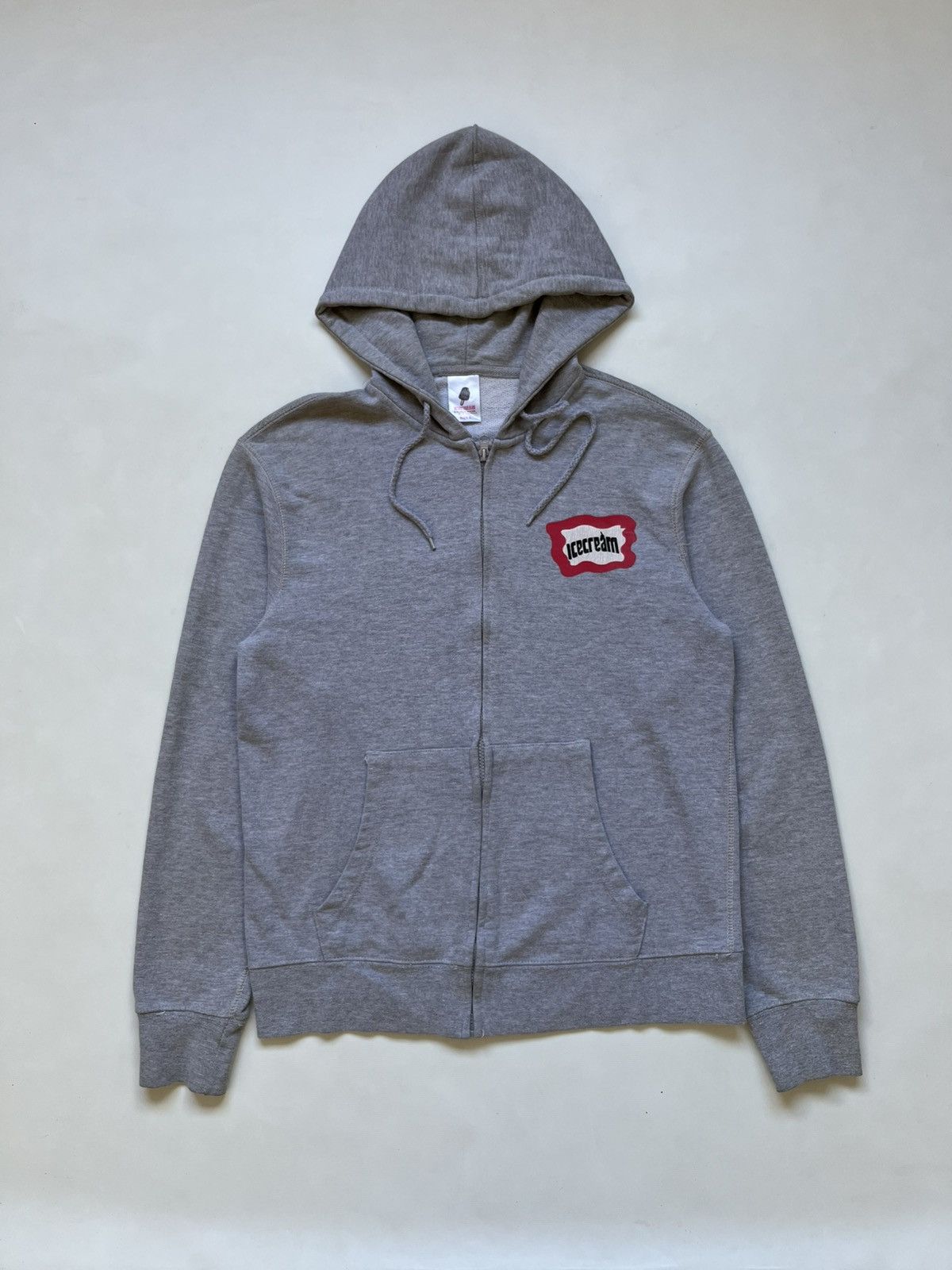 Icecream Icecream Billy Patch Zip-Up Hoodie - Heather Grey Size US L / EU 52-54 / 3 - 1 Thumbnail