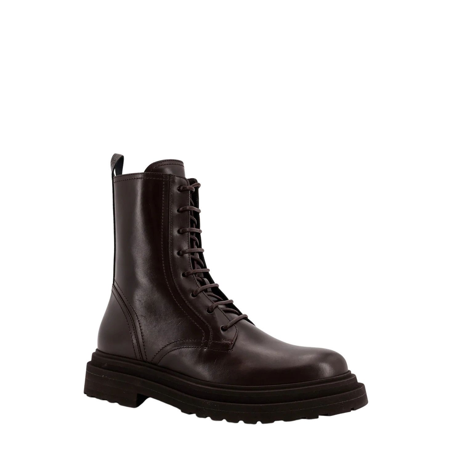 Brunello Cucinelli BRUNELLO CUCINELLI Brown Leather Boots New & Authentic (Wome Size US 7 / IT 37 - 4 Thumbnail