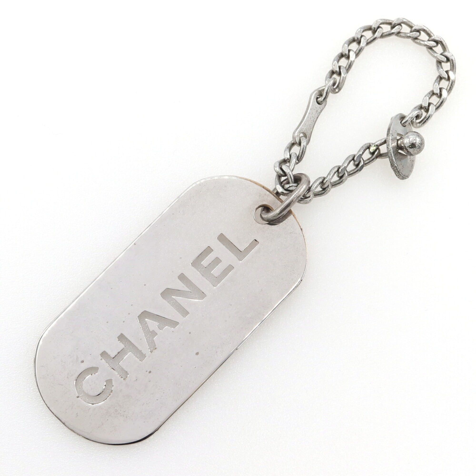 Chanel Chanel Accessory Bag Charm A25216 Silver Metal Keychain Key Ring Plate Women's CHANEL Size ONE SIZE - 1 Thumbnail