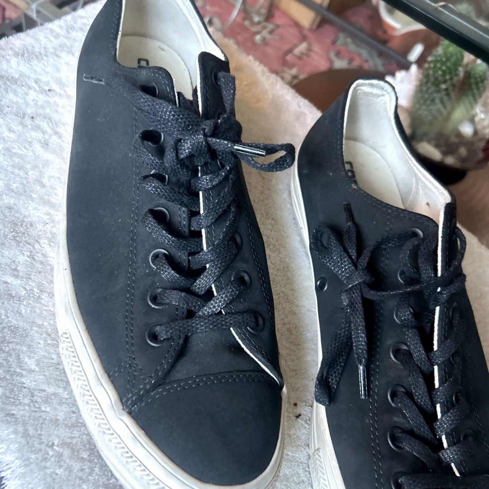 Converse Converse CTAS OX Sneaker Men 13 Black Driftwood Nubuck Rubber Comfort Casual Shoes M CTAS OX Universities - Size US 13 / EU 46 - 4 Thumbnail