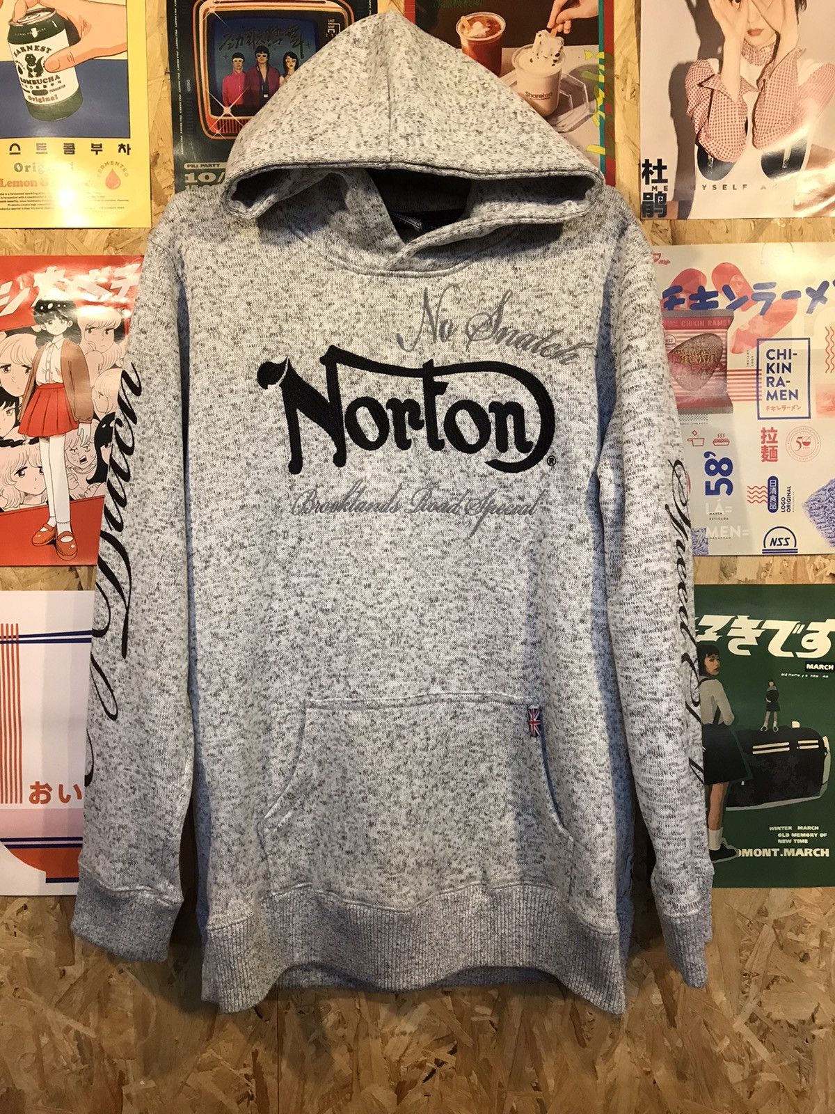 Norton Norton Embroidery Hoodie Size US L / EU 52-54 / 3 - 1 Thumbnail