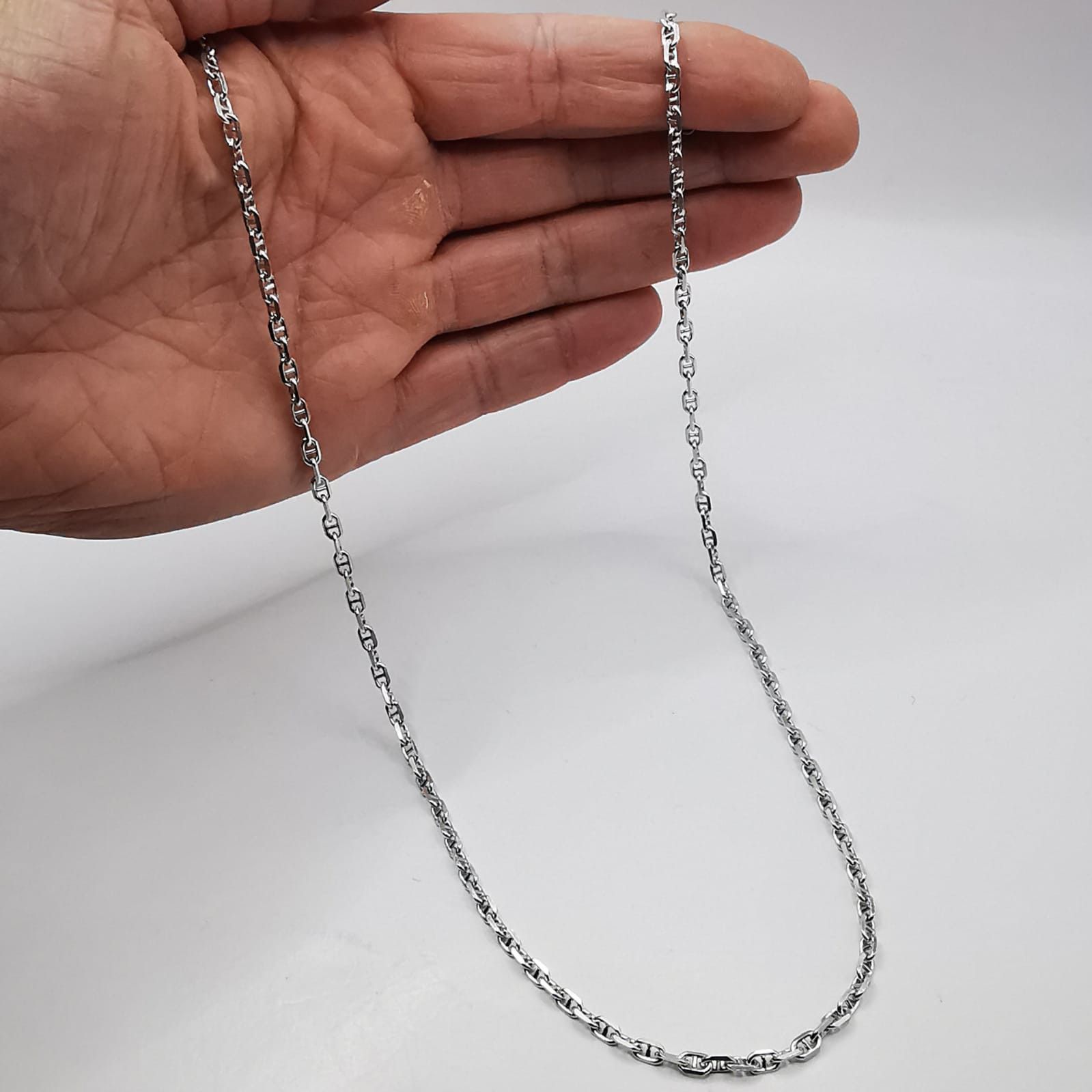 Sterling Silver Vintage Chain Necklece,925 Sterling Silver,Signed , 14,16g Size ONE SIZE - 5 Thumbnail