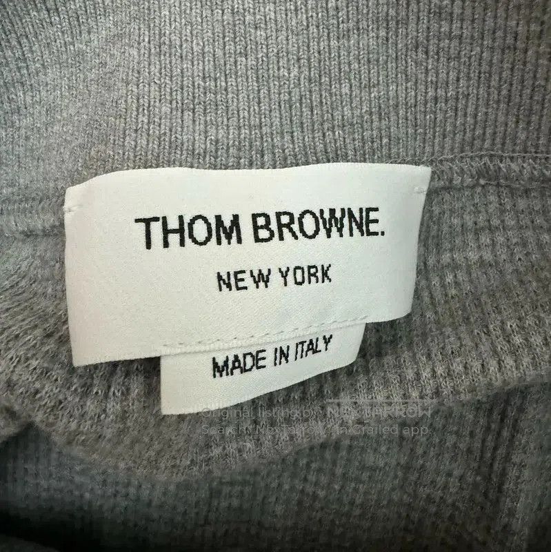 Thom Browne Thom Browne Gray Striped Logo Casual Pants . Size 23" - 3 Thumbnail