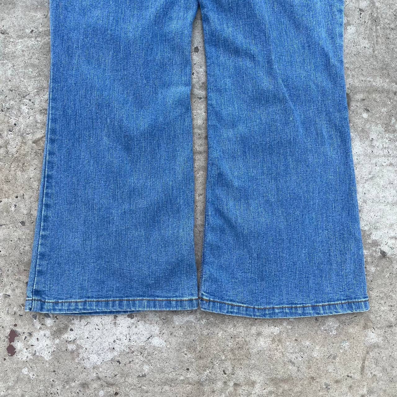 20471120 Vintage Women’s Japan XE Jeans Size 14 Wide Leg Y2K 00s USA Size 36" / US 14 / IT 50 - 11 Thumbnail