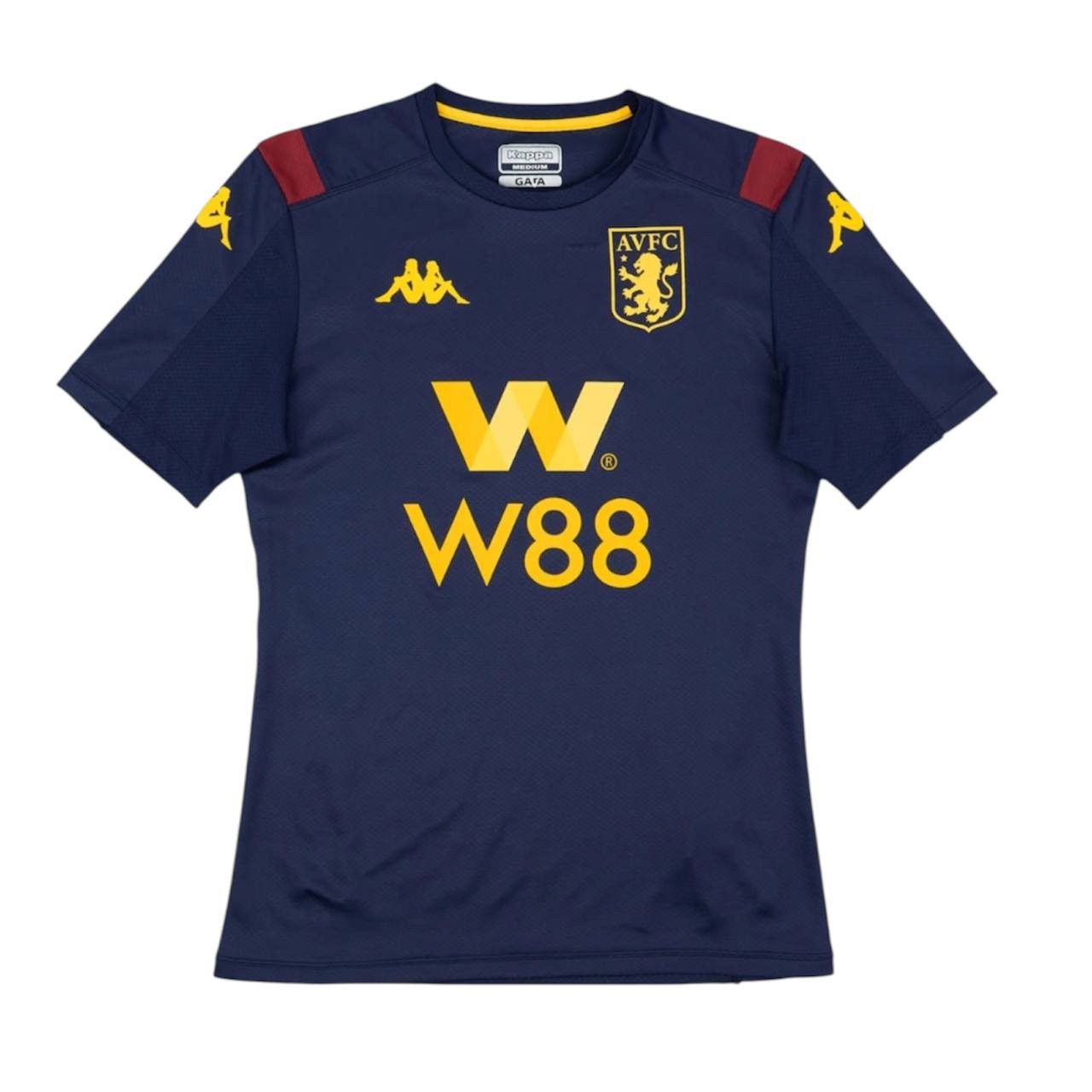 Kappa 2019/20 ASTON VILLA PRE MATCH SOCCER JERSEY FOOTBALL SHIRT Size US XL / EU 56 / 4 - 1 Thumbnail