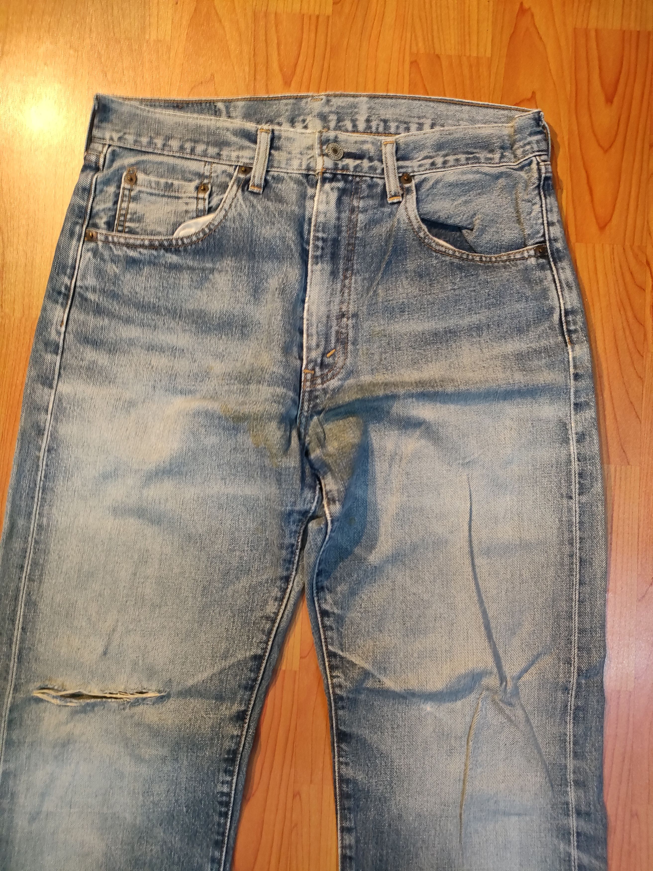 Levi's Vintage Clothing × Vintage Vintage Levi's 502 Selvedge Jeans Size US 32 / EU 48 - 7 Thumbnail
