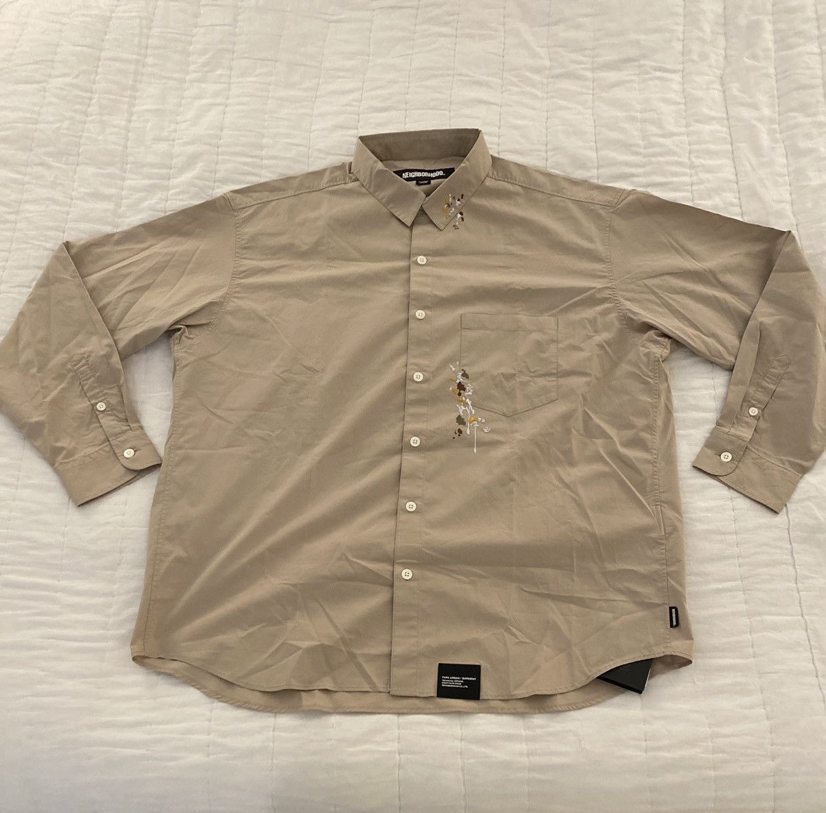 Neighborhood Neighborhood Japan Drip Embroidery Shirt XL NWT Size US XL / EU 56 / 4 - 3 Thumbnail