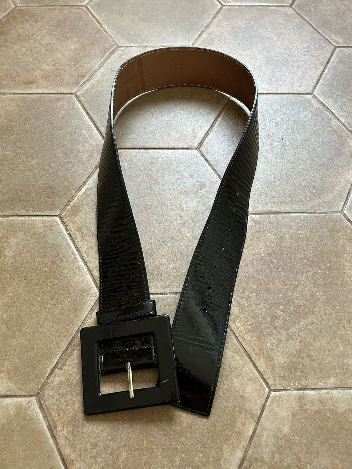 Designer × Dolce & Gabbana DOLCE GABBANA LEATHER BELT Size ONE SIZE - 5 Thumbnail