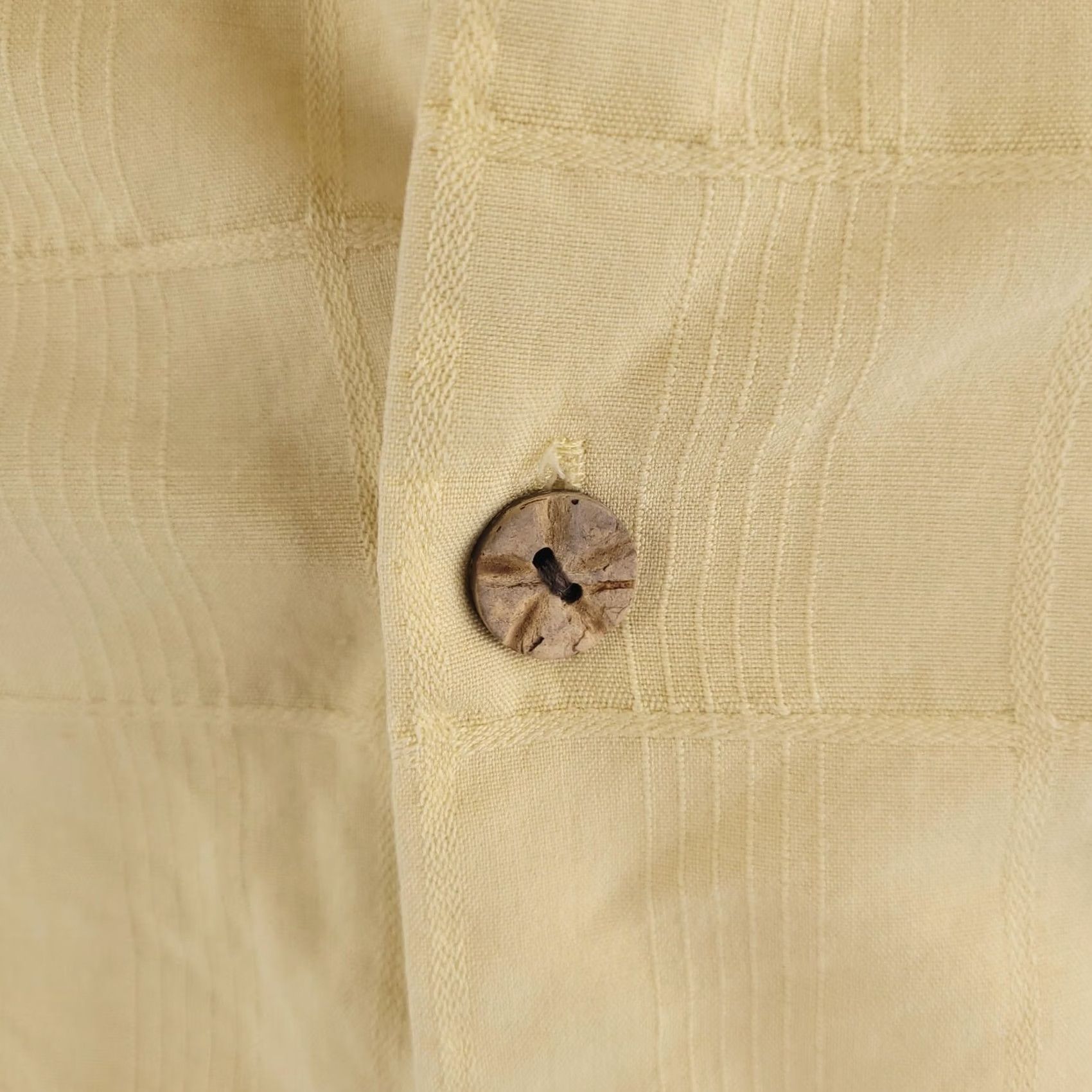 Vintage Jamaica Jaxx Shirt Mens Large Yellow 100% Silk Short Sleeve Button Up Hawaiian Solid Regular Collared Button-Up Size US L / EU 52-54 / 3 - 6 Thumbnail