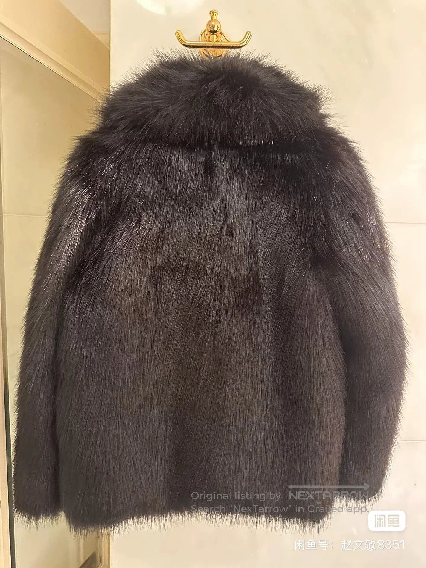 Off-White OFF WHITE Runway Faux Fur Coat. Size S / US 4 / IT 40 - 2 Thumbnail
