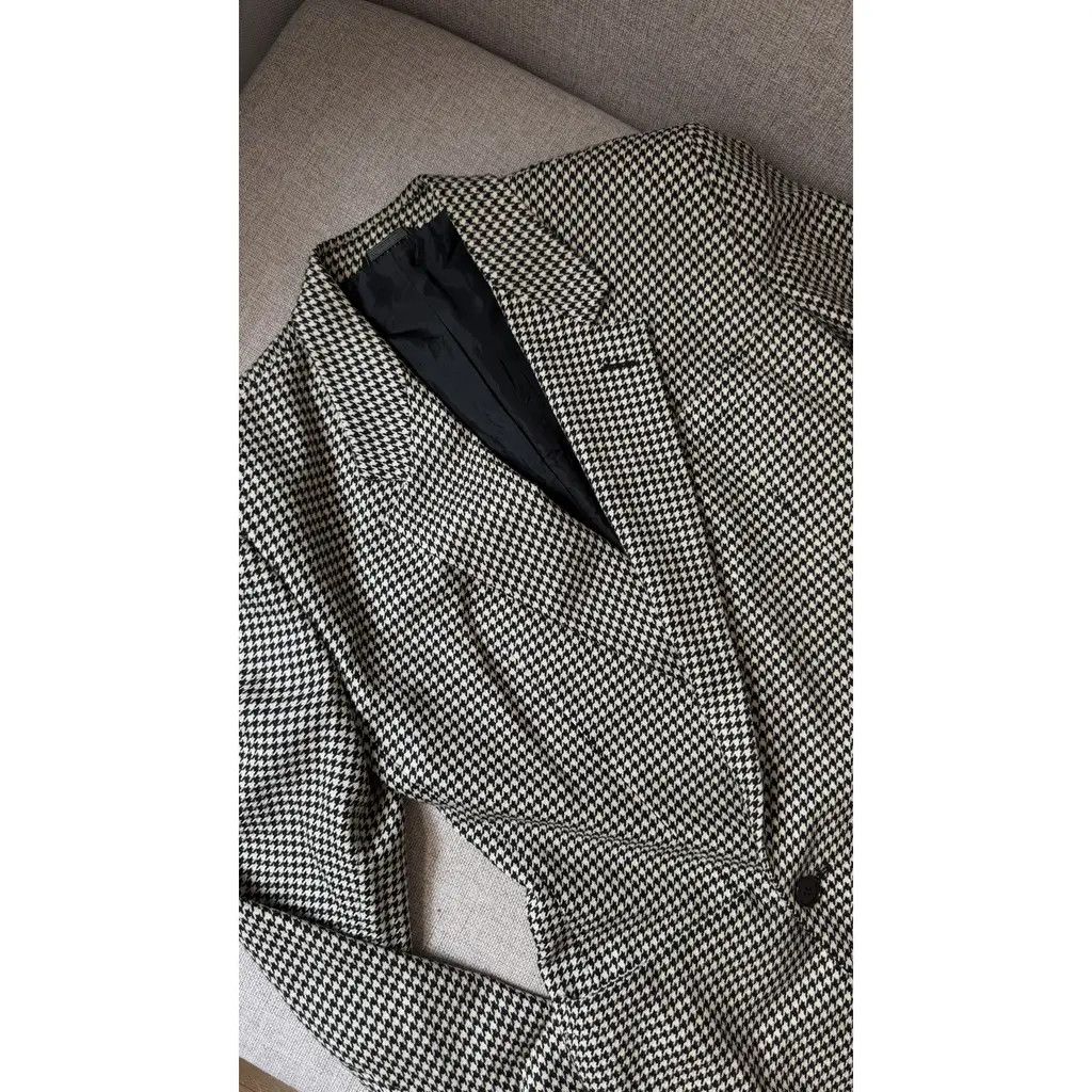 Versace Gianni Versace Plaid Black Wool Blazer Two Buttons IT40 Size S / US 4 / IT 40 - 3 Thumbnail