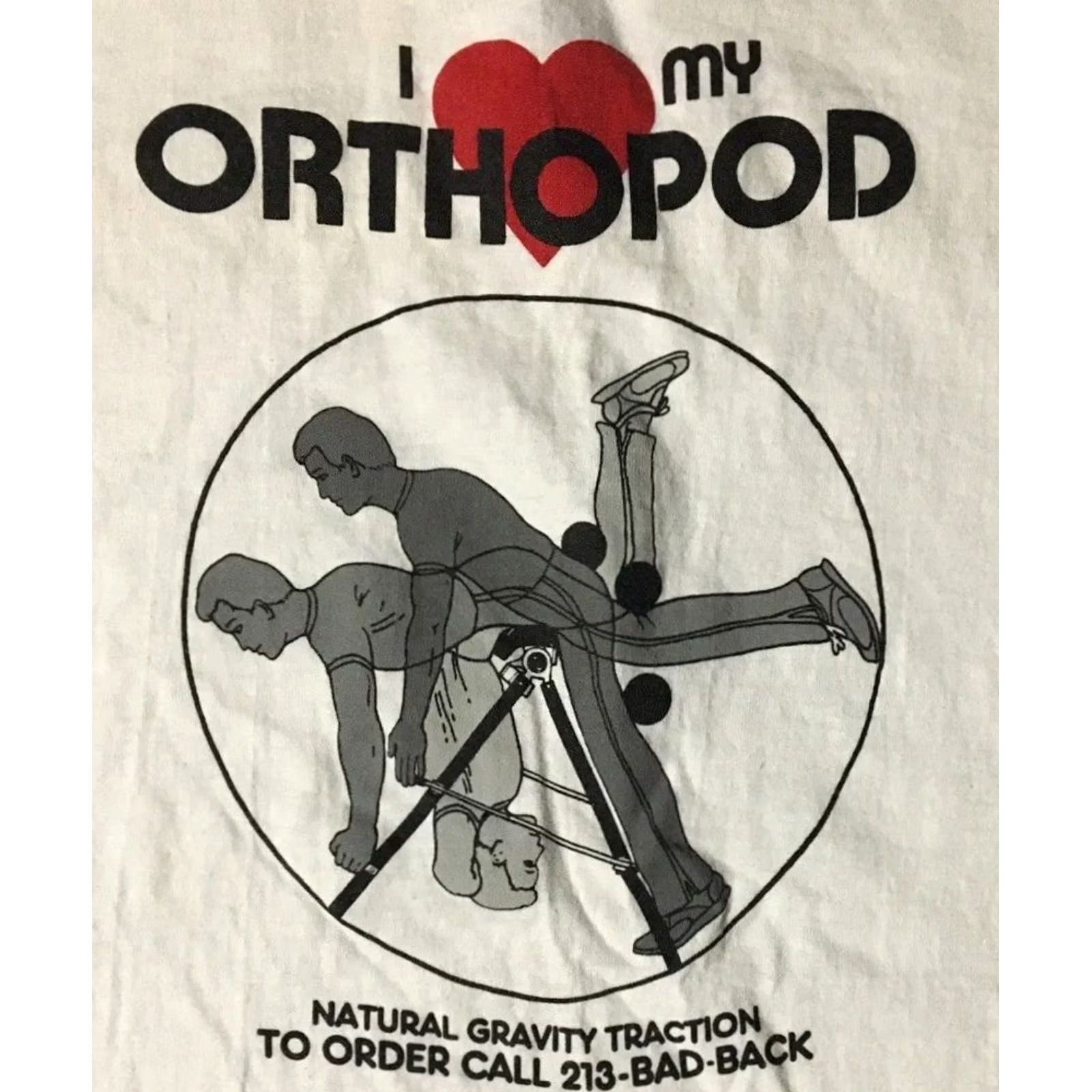 Vintage Vintage 90s I Love My Orthopod Faded Promo Shirt L XL Back Pain Doctor Funny Grunge Size US L / EU 52-54 / 3 - 3 Thumbnail