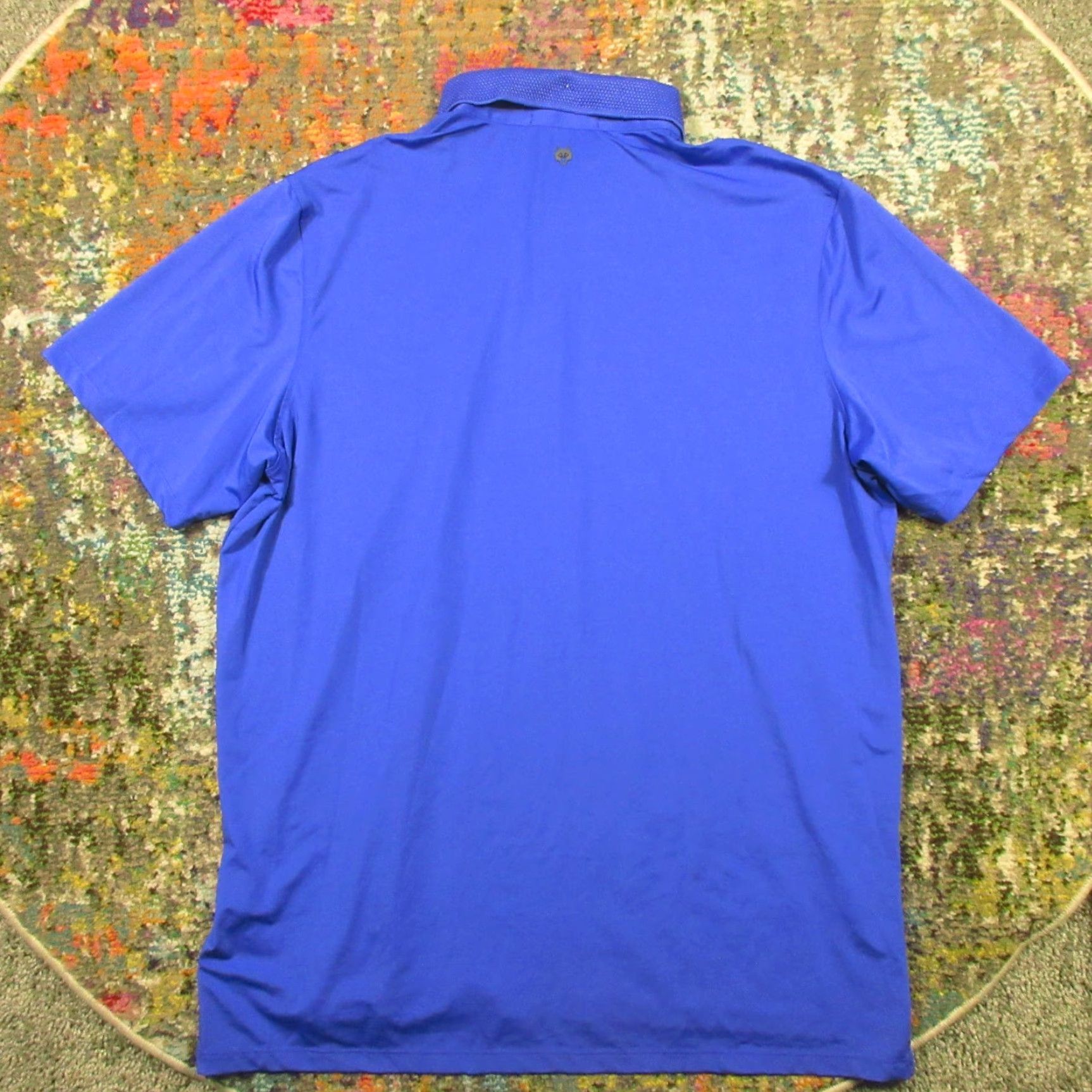 Vintage Greyson Polo Shirt Mens XL Royal Blue Wolf Logo Performance Stretch EUC Size US XL / EU 56 / 4 - 2 Thumbnail