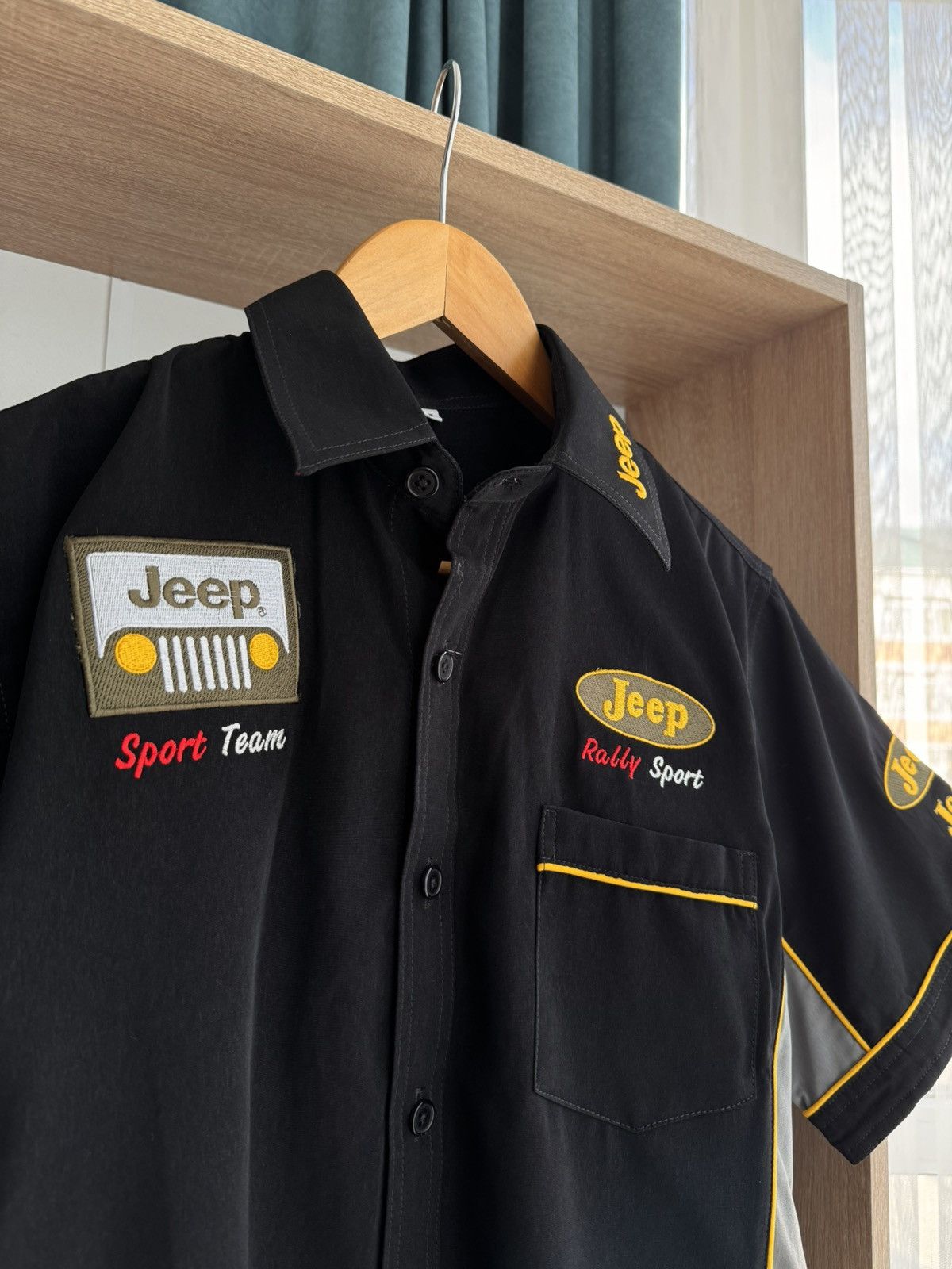 Jeep × Vintage Vintage Jeep Racing Rally Team Button Up Shirt Size US M / EU 48-50 / 2 - 3 Thumbnail