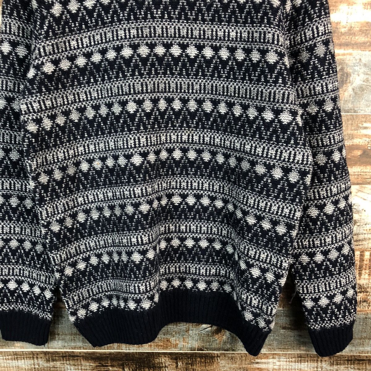 Homespun Knitwear LC Walkiki Blue Knitwear vintage sweatshirt #A2343 Size US S / EU 44-46 / 1 - 6 Thumbnail