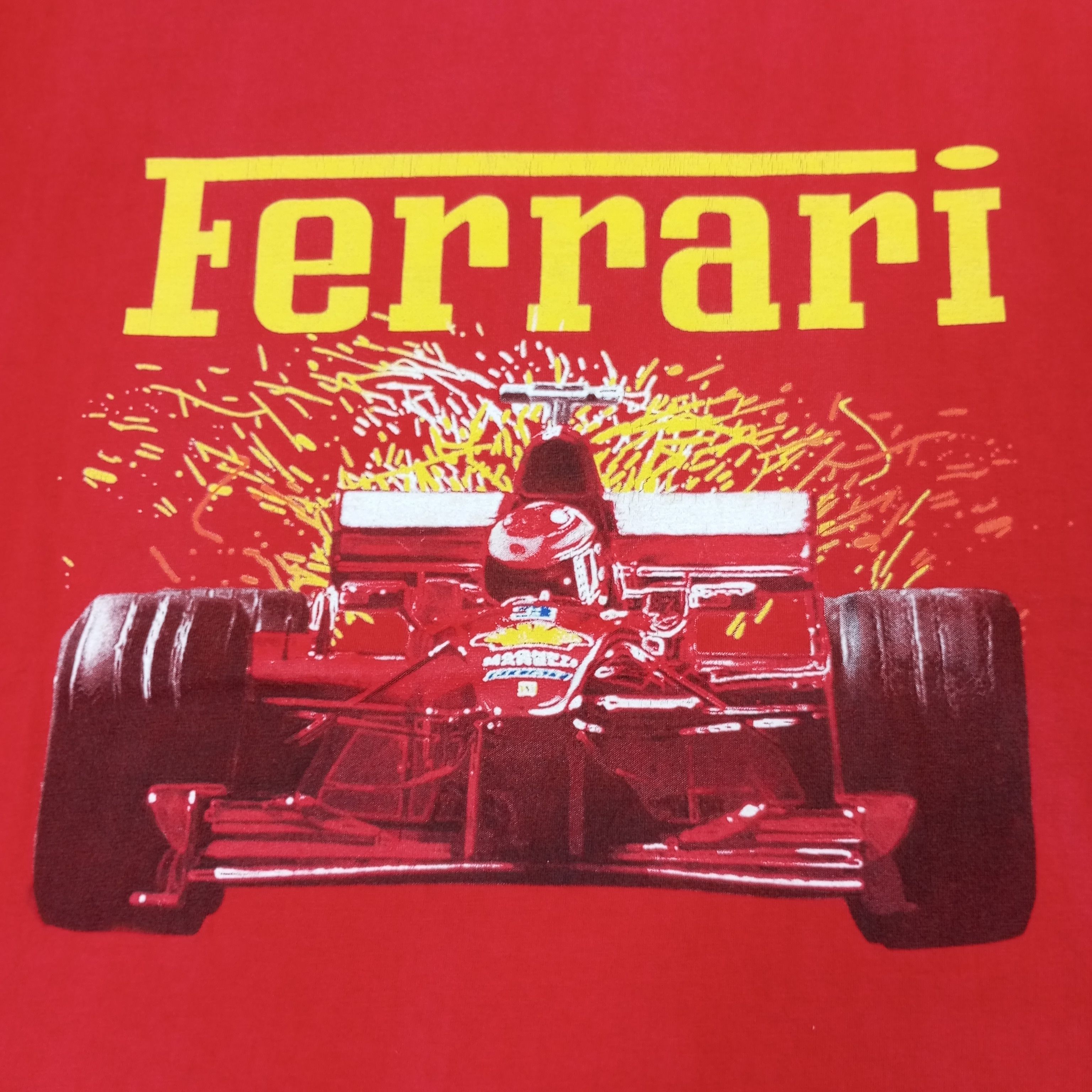 Ferrari × Vintage Ferrari Luxury Brand Racing Formula One F1 Tshirt Size US L / EU 52-54 / 3 - 2 Thumbnail