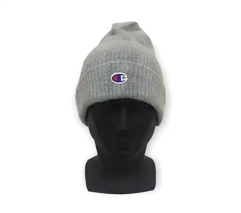image of Champion Small Logo Beanie Hat, Men's