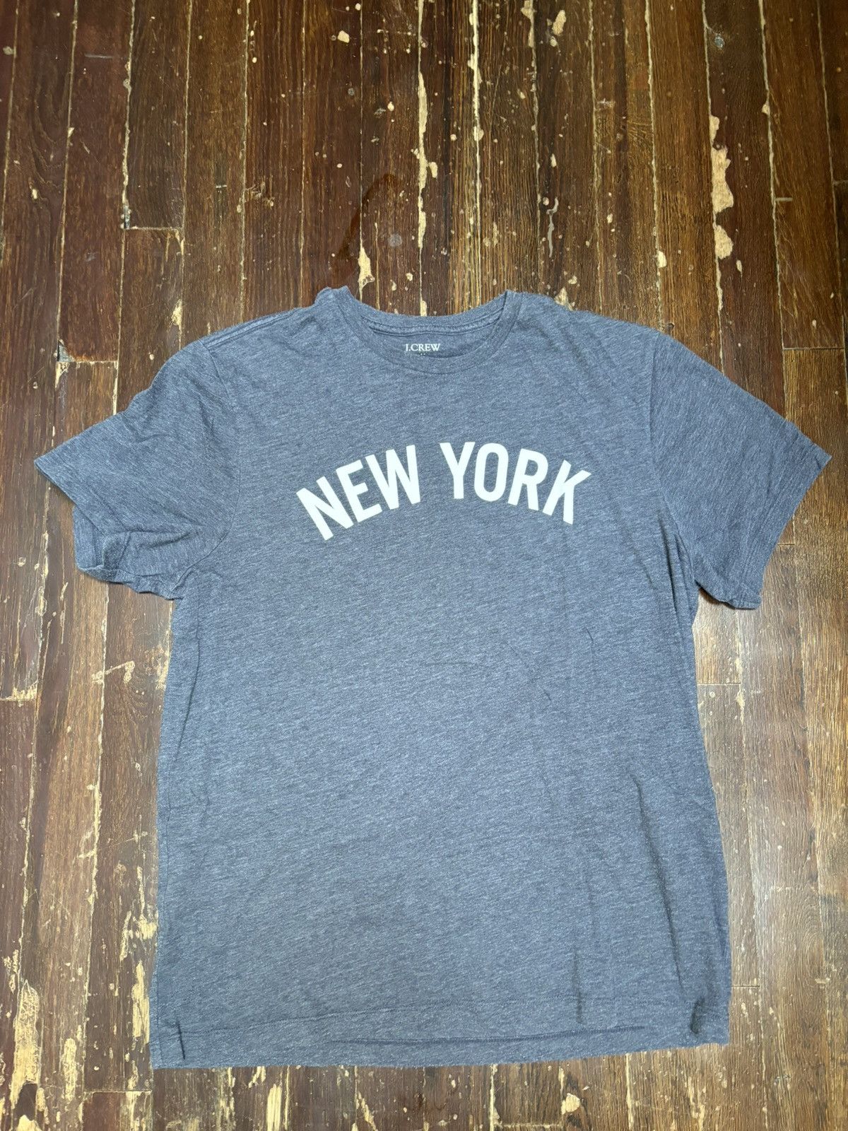 J.Crew ‘NEW YORK’ T-shirt Size L Size US L / EU 52-54 / 3 - 1 Thumbnail