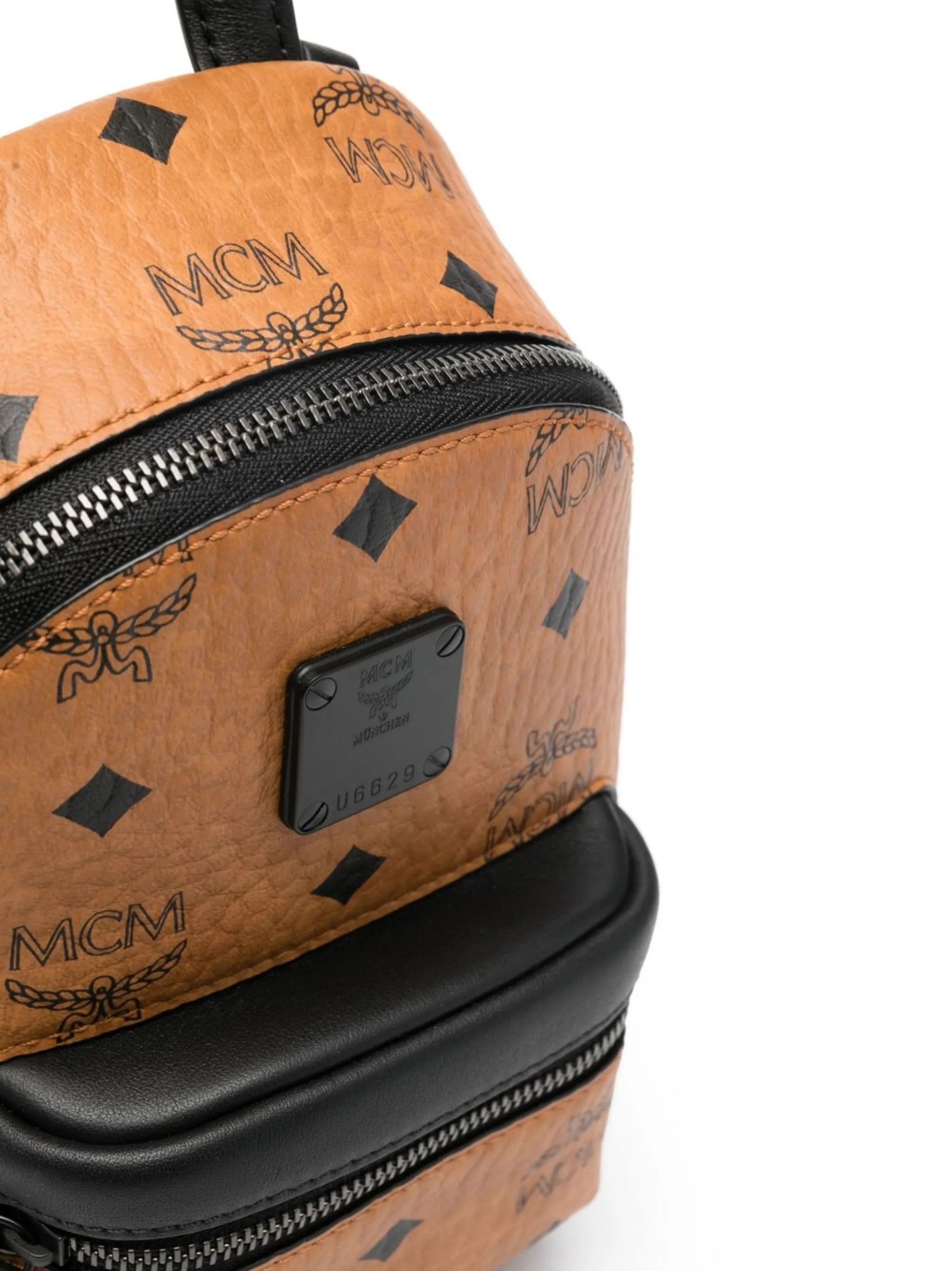 MCM o1mt1gz0125 Size: OS / Mini Stark Crossbody Bag Brown/Black Size ONE SIZE - 4 Thumbnail