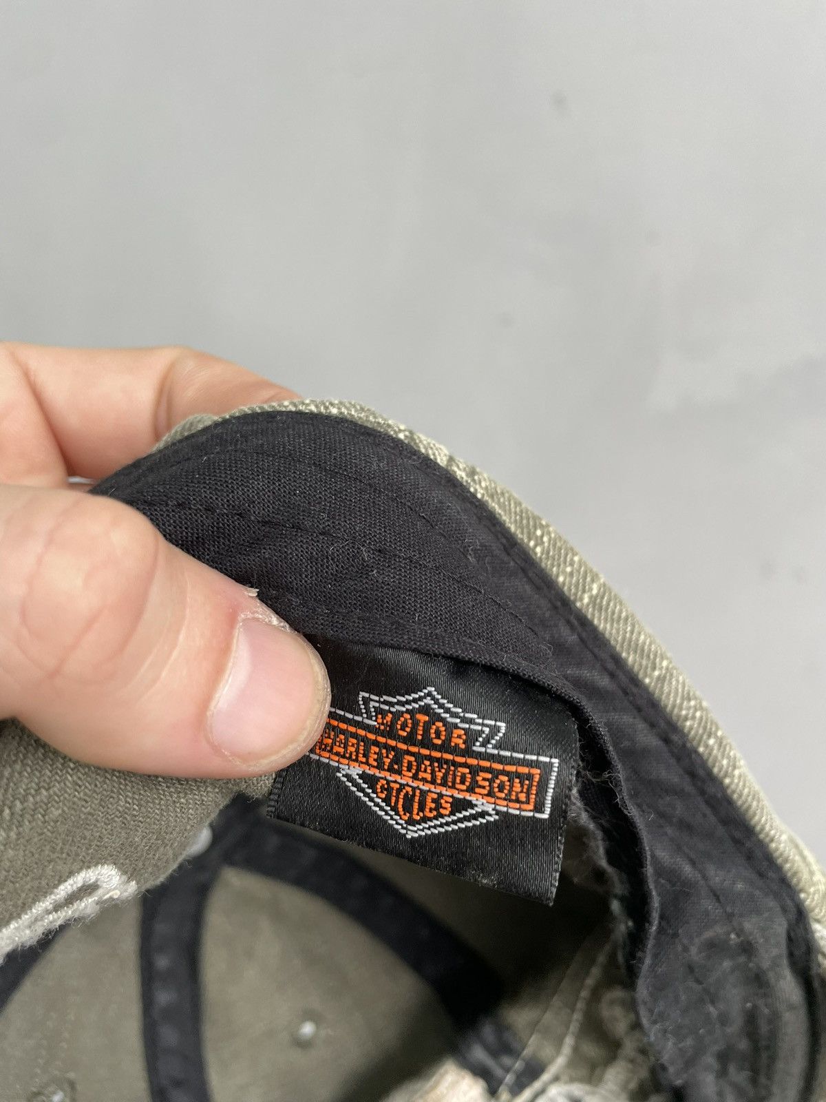 Harley Davidson VINTAGE HARLEY DAVIDSON Y2K RARE CAP HAT DISTRESSED 90s Size ONE SIZE - 5 Thumbnail