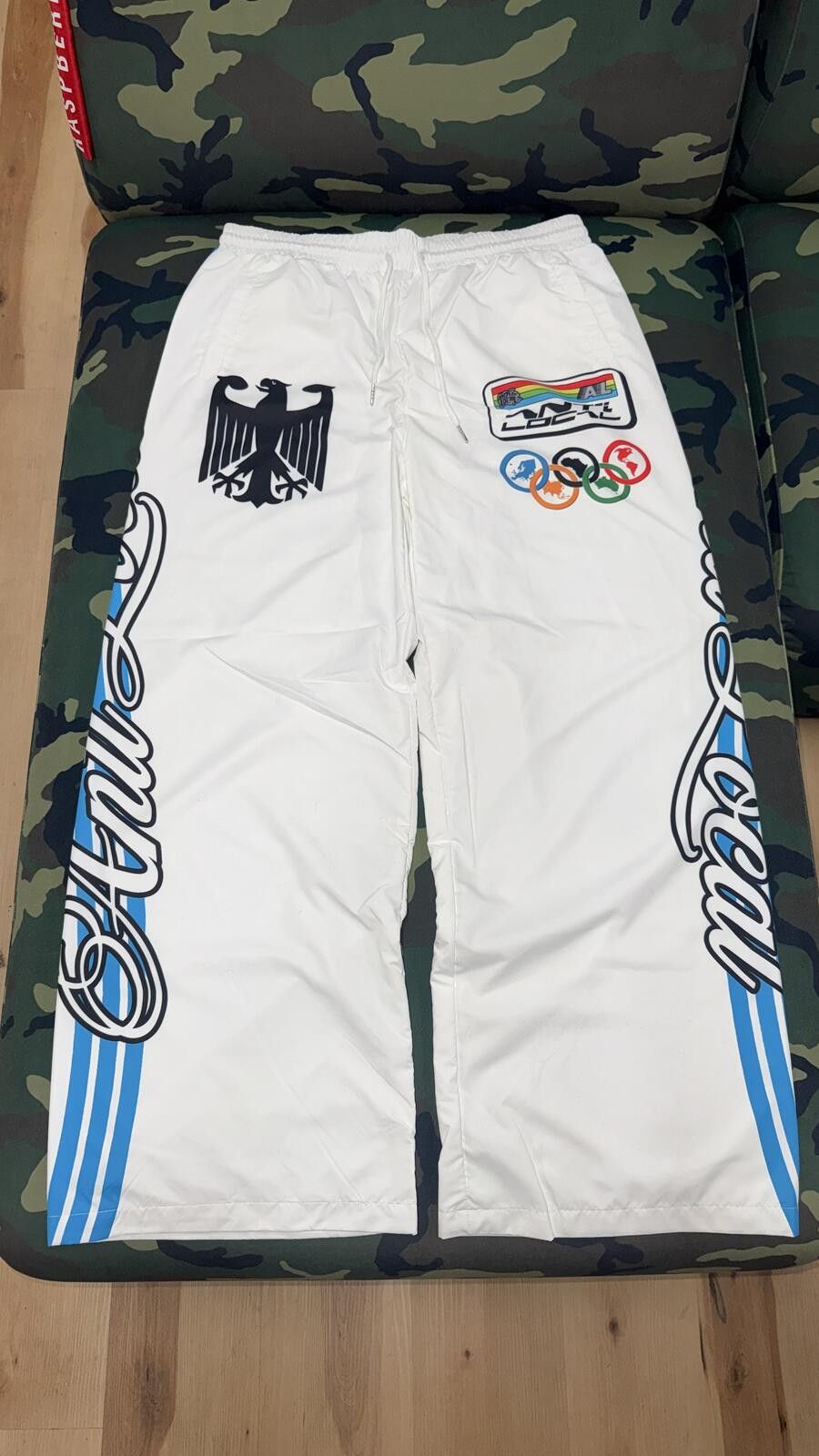 Other Anti-Local White Olympic Pants Size US 36 / EU 52 - 1 Thumbnail