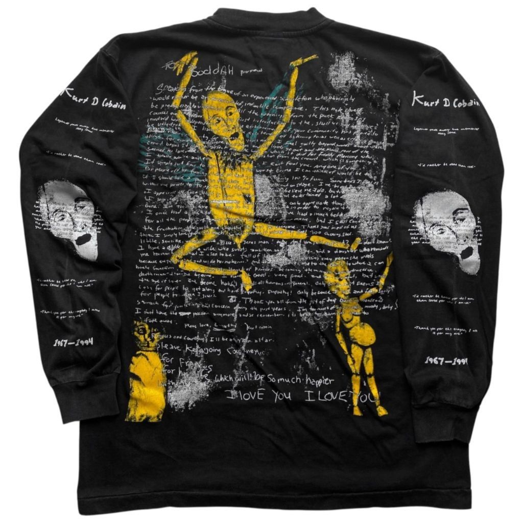 FOR OTHERS Fansmade Tribute Kurt Cobain Memorial Art Size US XL / EU 56 / 4 - 2 Thumbnail