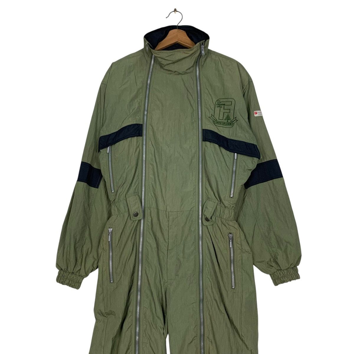 Japanese Brand CREATIVE OFFICE Snow Explosion Full Zip Coverall #2815-C127 Size US 32 / EU 48 - 7 Thumbnail
