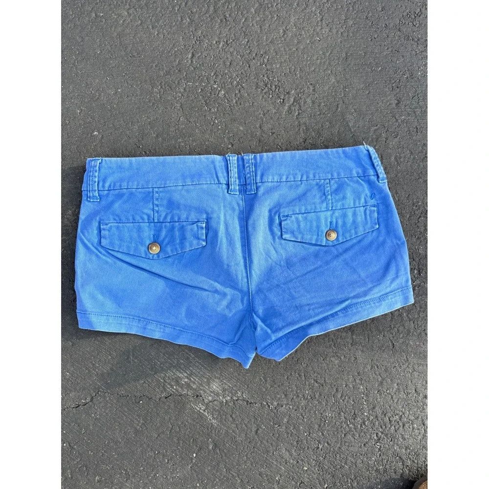 American Eagle Outfitters American Eagle Chino Shorts Womens 4 Low Rise Stretch Cuffed Size 27" / US 4 / IT 40 - 7 Thumbnail