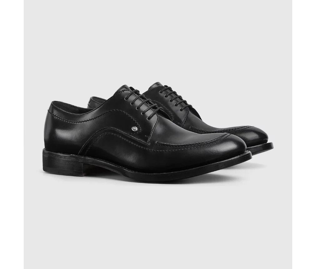 Gucci o1loc1c0326 831259 Men's Lace Up Shoes in Black Size US 6.5 / EU 39-40 - 1 Thumbnail
