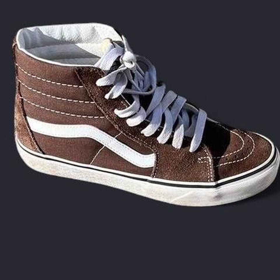 Vans Brown/ white high top vans Size US 6.5 / IT 36.5 - 3 Thumbnail