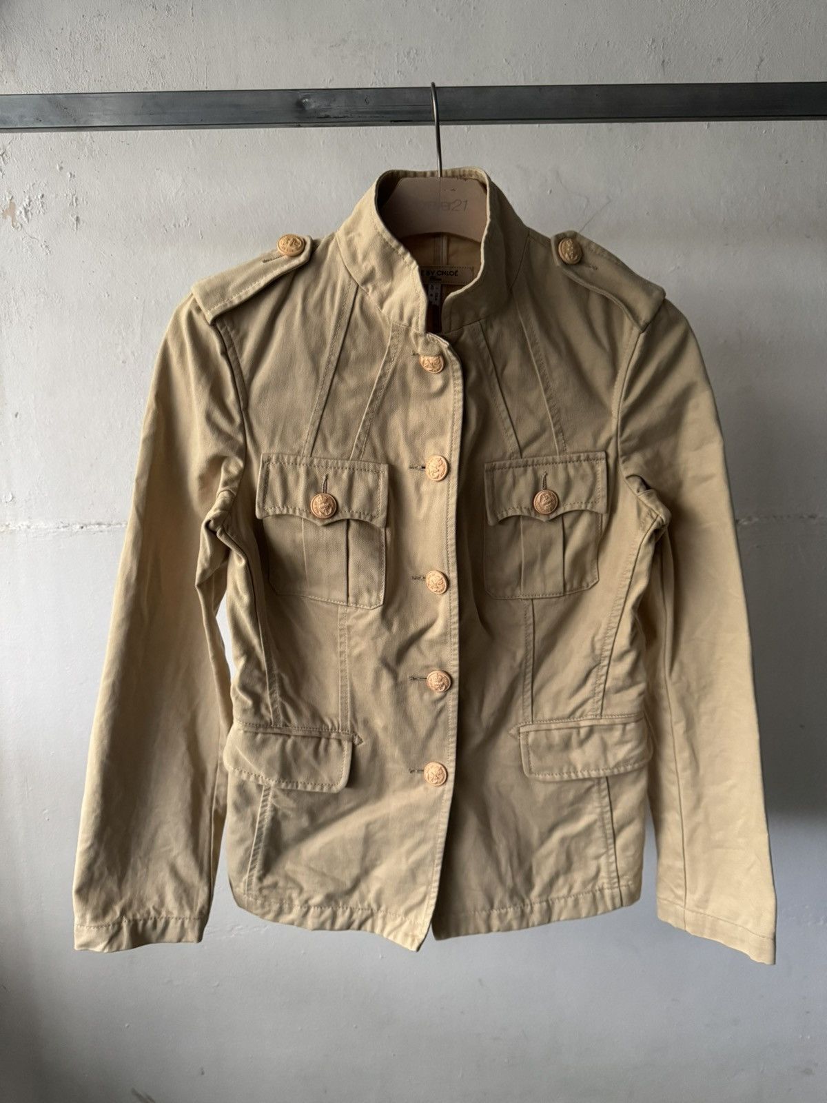 Chloe See by chloé - Military western style multi pocket jacket Size M / US 6-8 / IT 42-44 - 1 Thumbnail