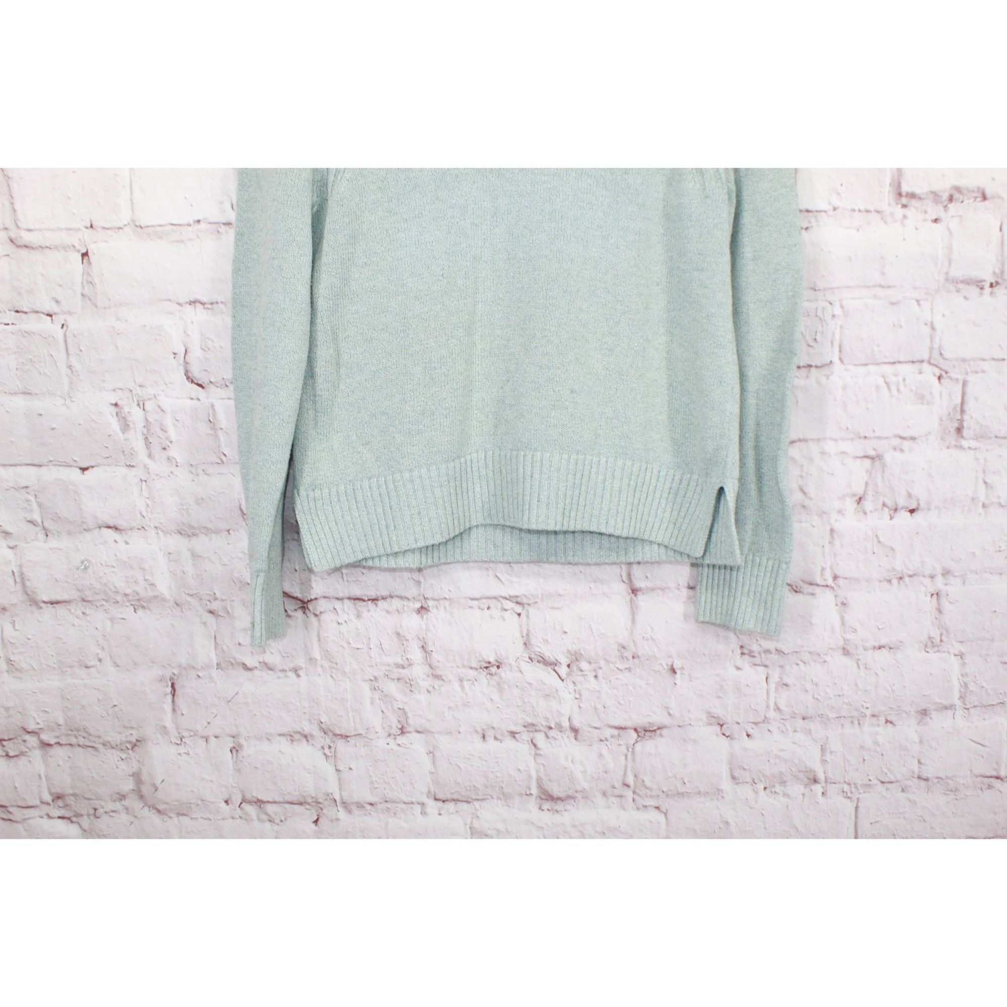 L.L. Bean LL Bean Women's Mint Green Cotton Blend Pullover Sweater Size S / US 4 / IT 40 - 3 Thumbnail