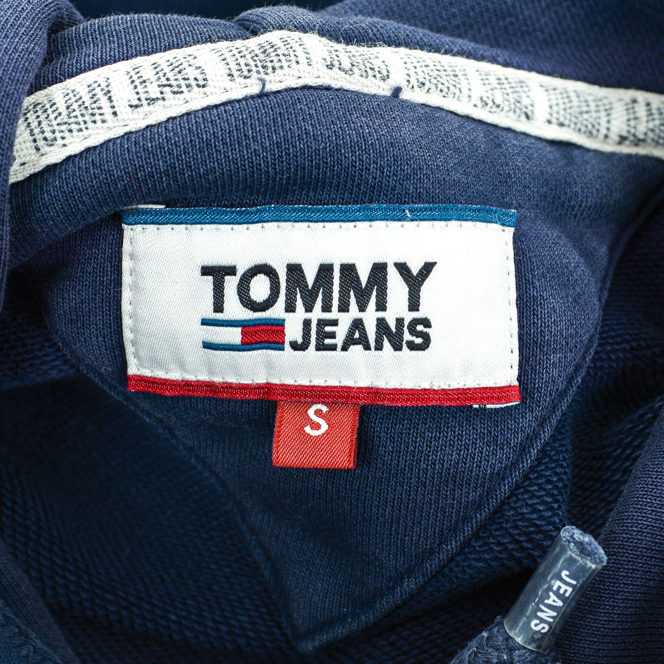 Tommy Hilfiger Logo Navy Cotton Hoodie Sweatshirt Pullover Jumper Sweater Size US S / EU 44-46 / 1 - 6 Thumbnail