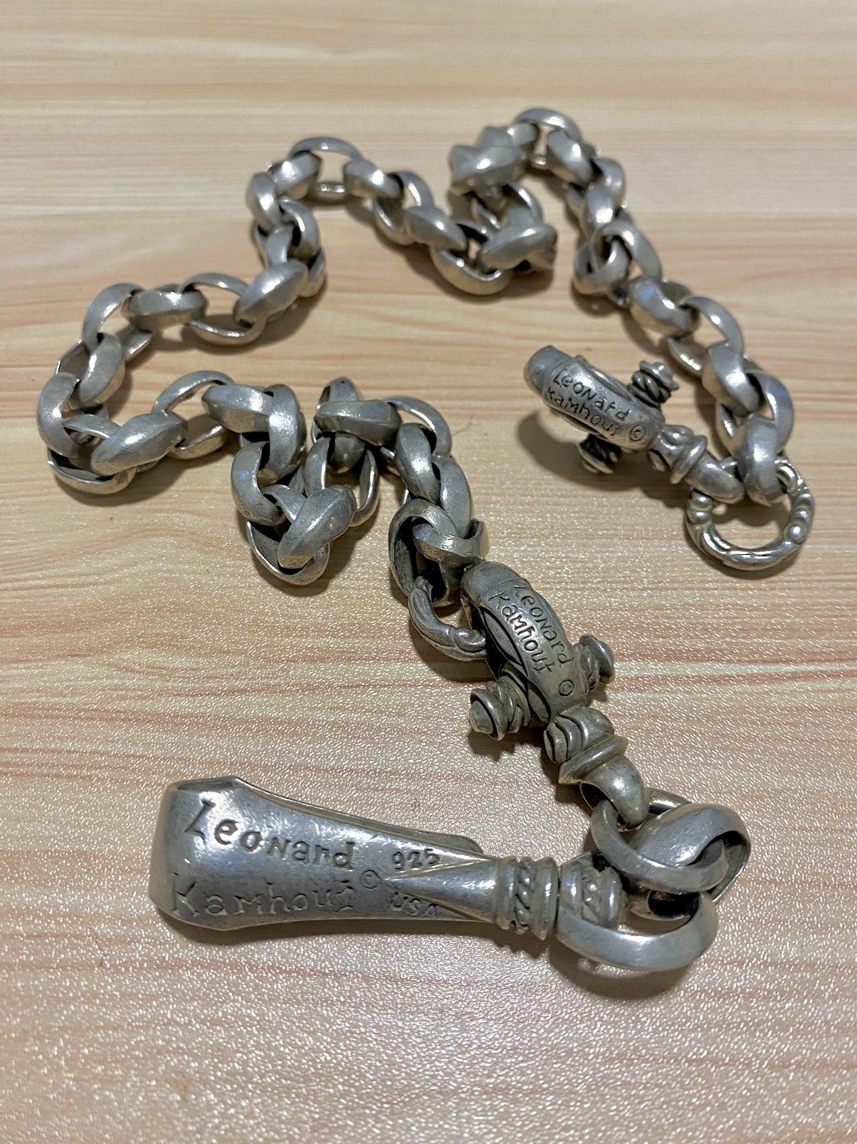 LONE ONES Very Rare Leonard Kamhout Silk Link Wallet Chain Size ONE SIZE - 11 Thumbnail