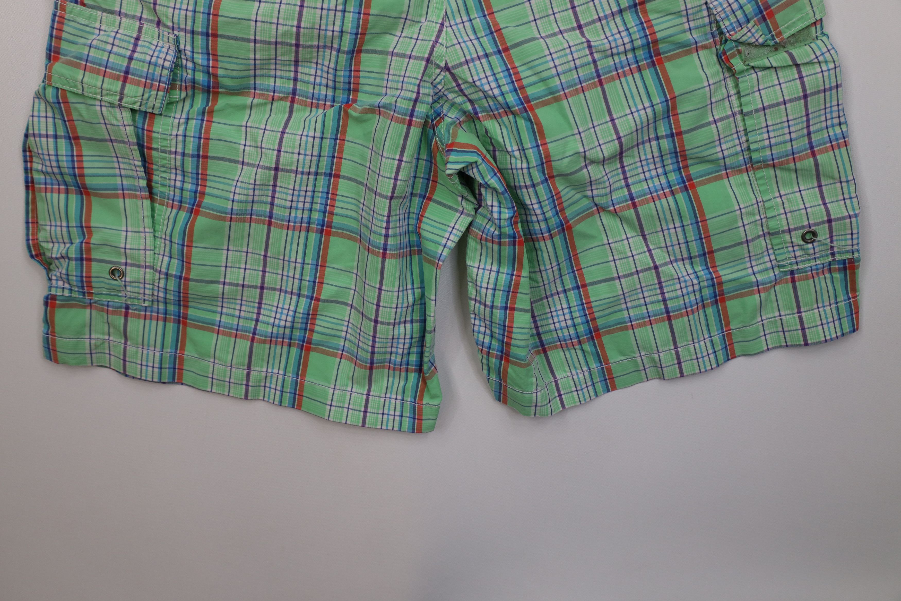 Ralph Lauren Vintage 90s Ralph Lauren Plaid Cargo Shorts Swim Trunks Size US 32 / EU 48 - 11 Thumbnail