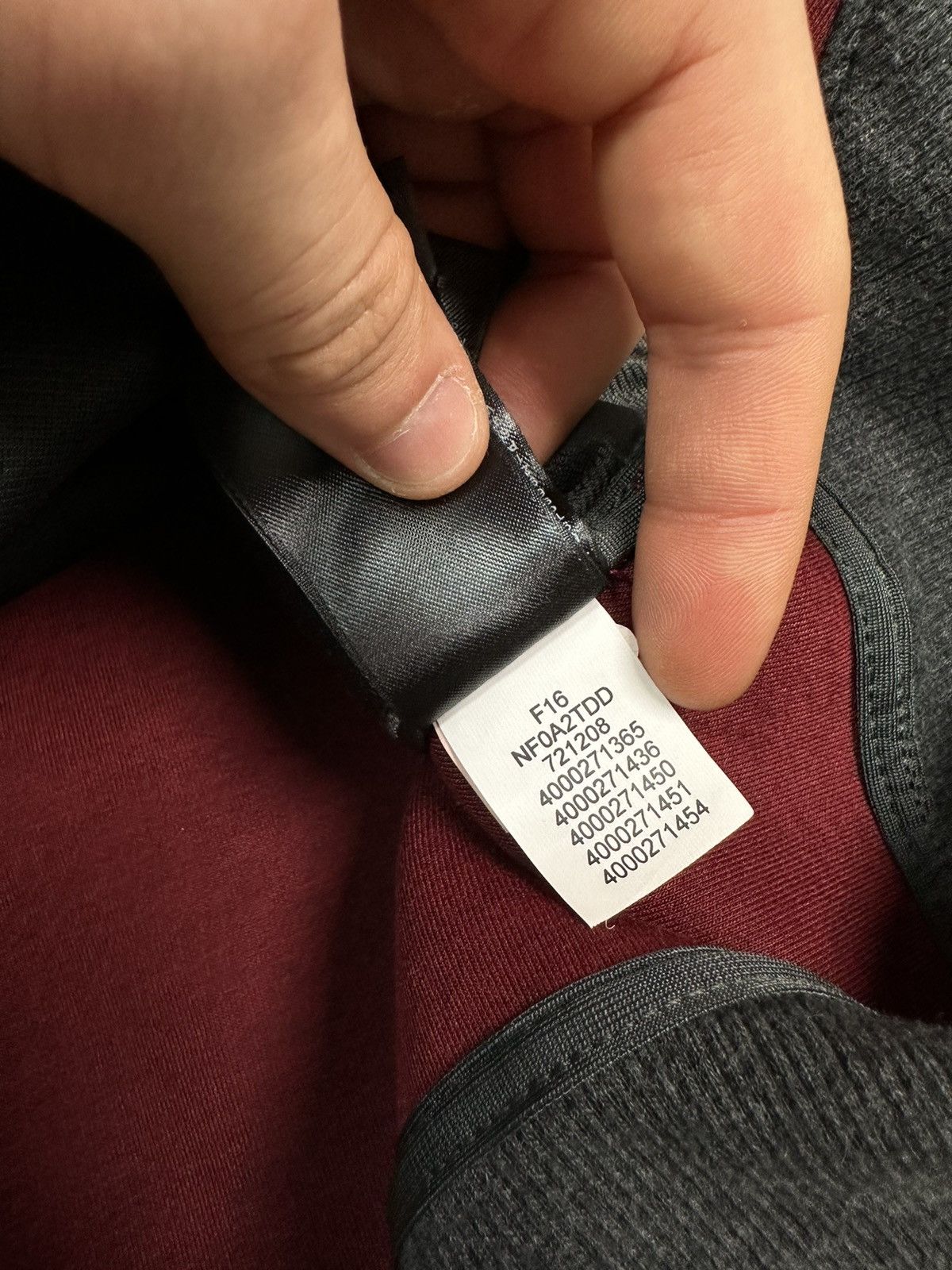 The North Face × Vintage Vintage The North Face Soft Shell Jacket Men M size Red Grey Size US M / EU 48-50 / 2 - 9 Thumbnail